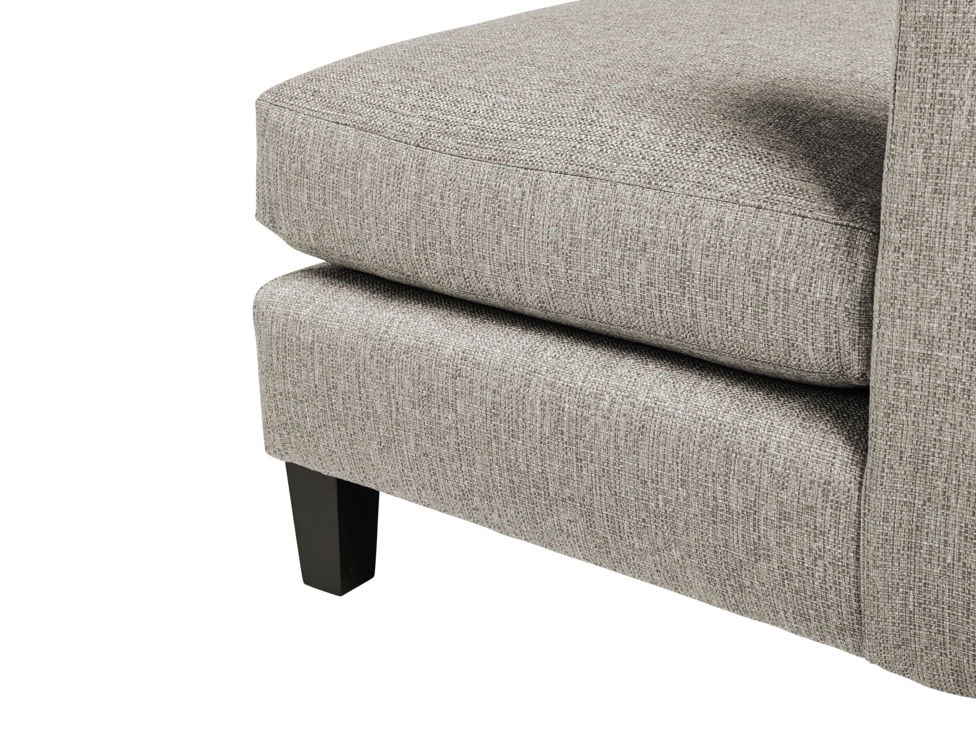 Taylor 124" Upholstered Three Piece Reverse Sectional, slide 5 of 5
