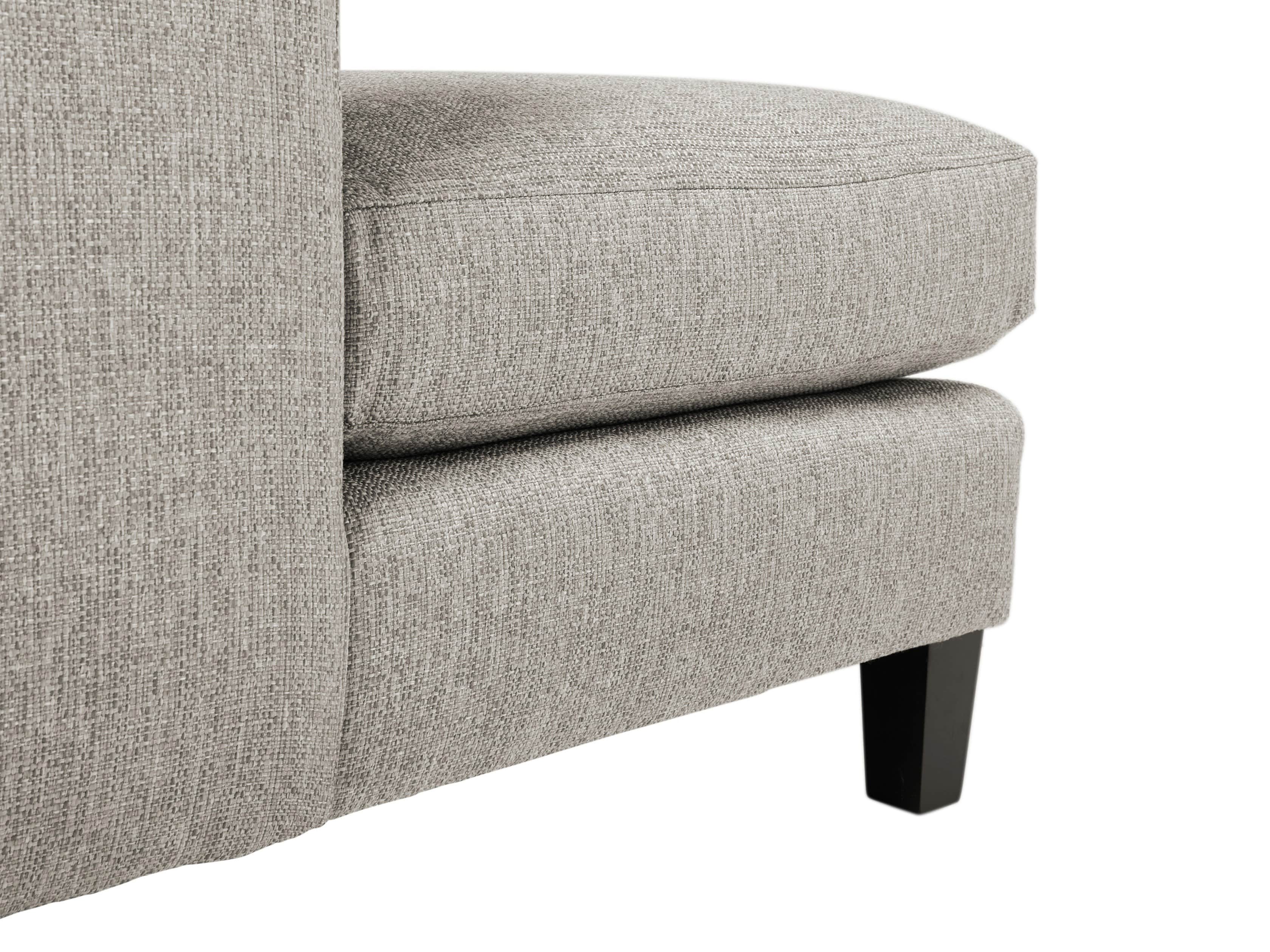 Taylor 118" Upholstered Three Piece Sectional, slide 5 of 5