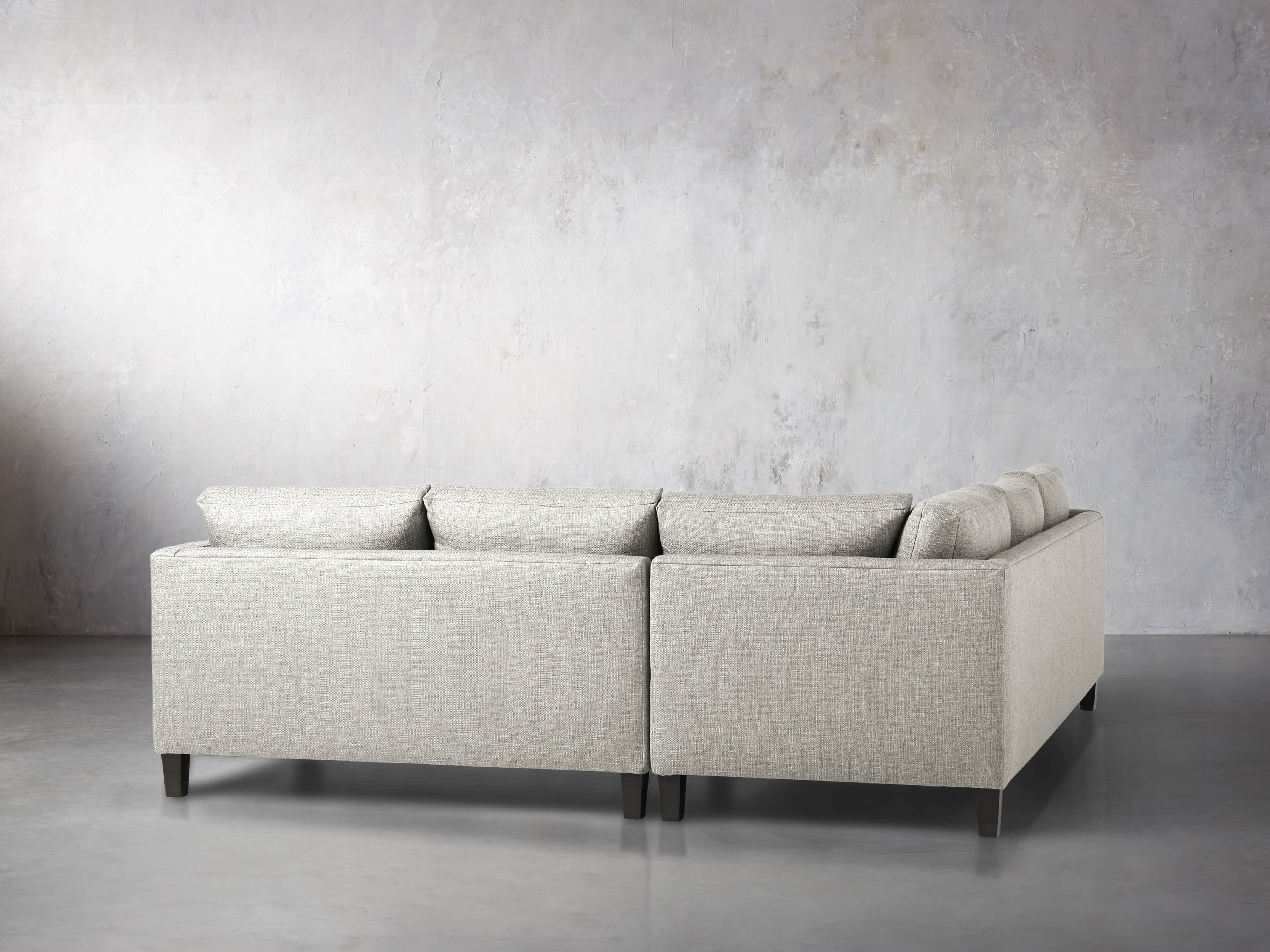 Taylor 98" Upholstered Two Piece Sectional in Howell Mist, slide 4 of 5