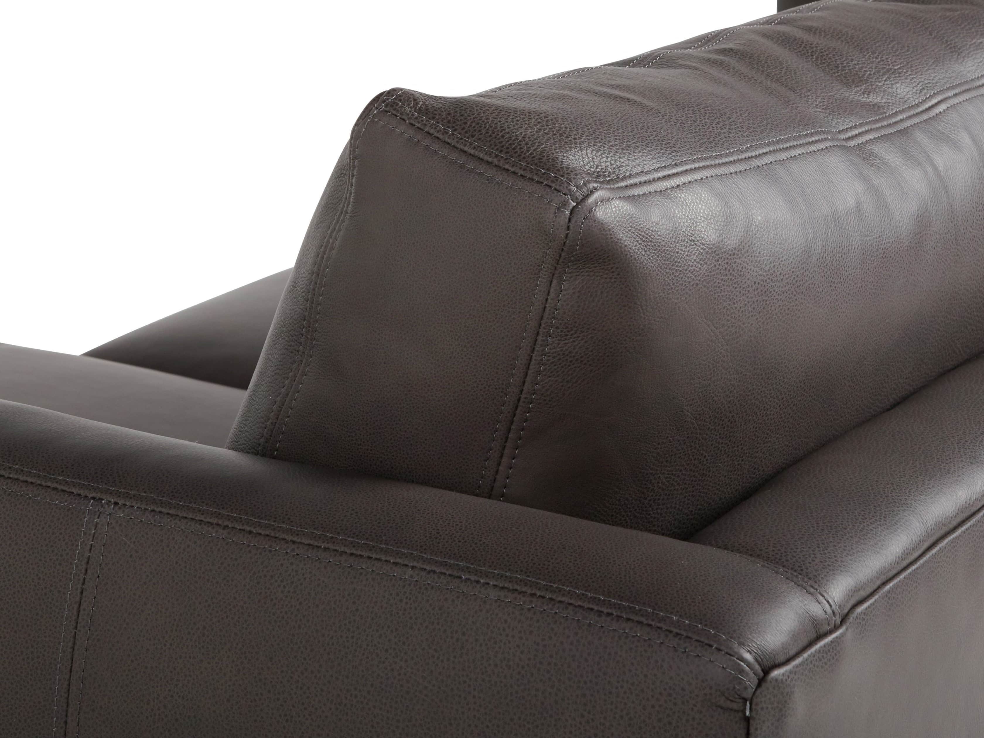 Taylor 92" Leather Two Piece Sectional, slide 5 of 5