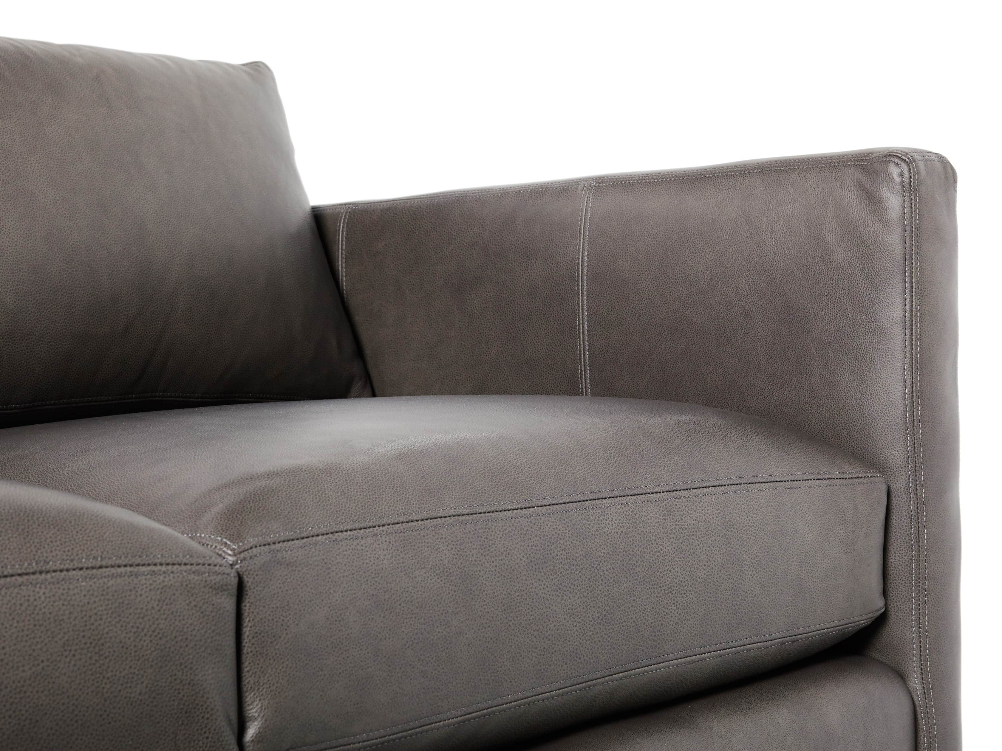 Taylor 98" Leather Two Piece Sectional