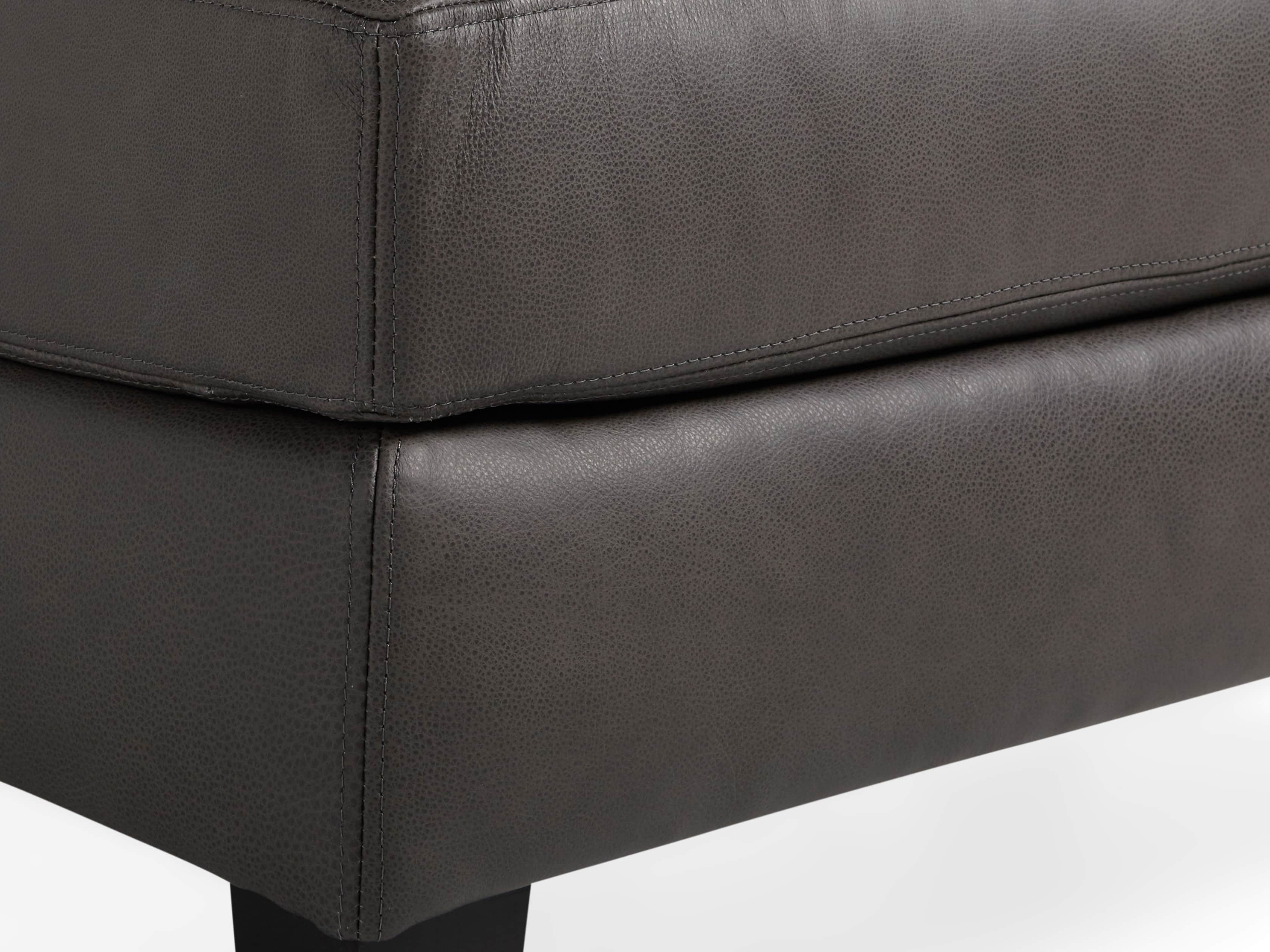 Taylor Leather 22" Ottoman, slide 4 of 4
