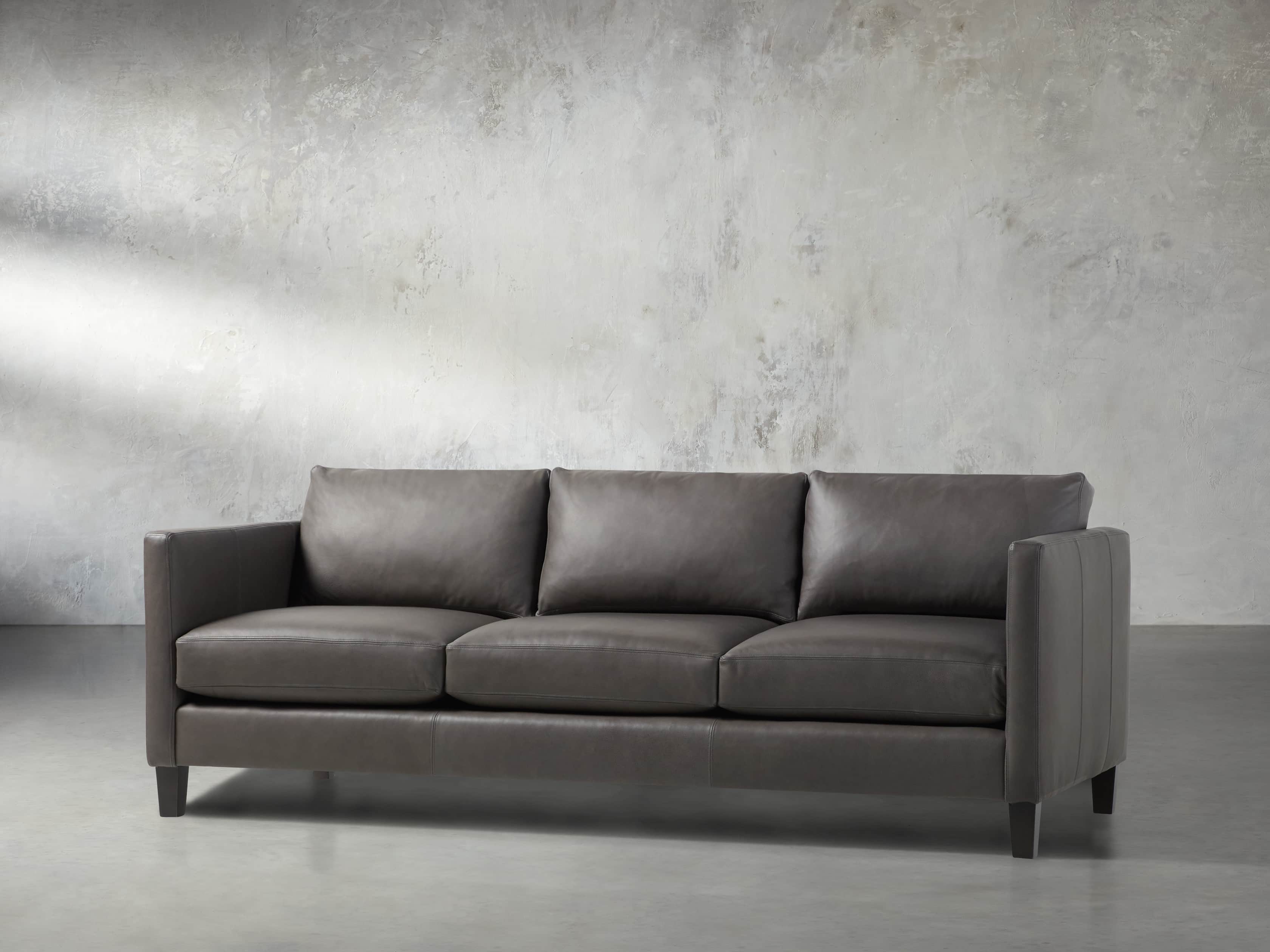 Who Makes Arhaus Leather Sofas Baci Living Room