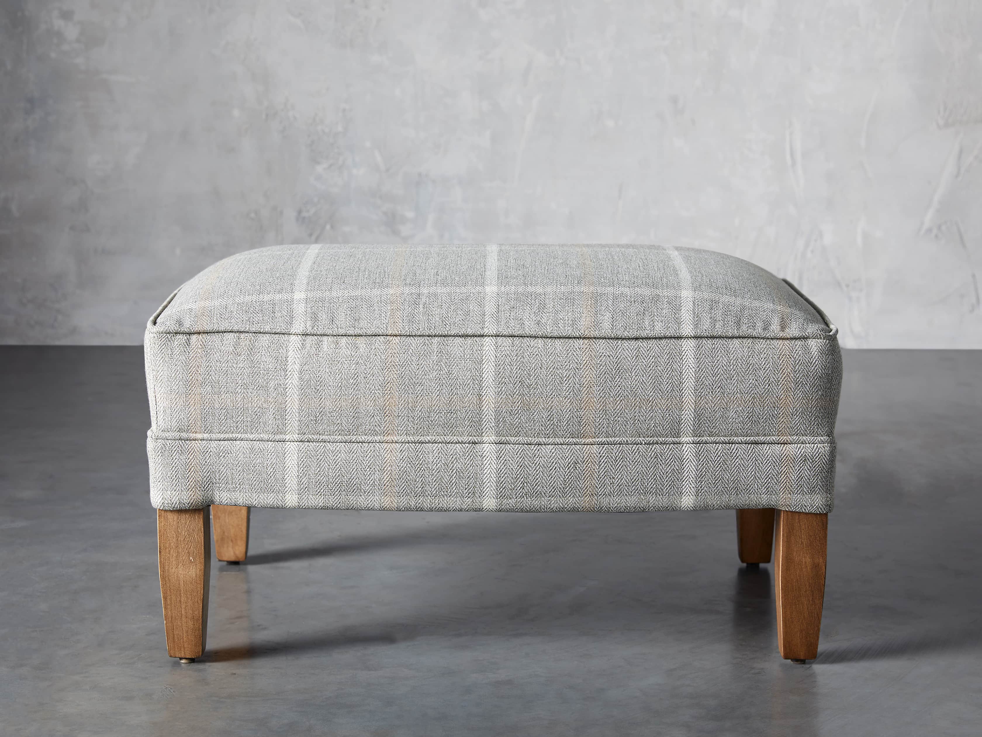 Alex Upholstered 27" Ottoman, slide 1 of 5