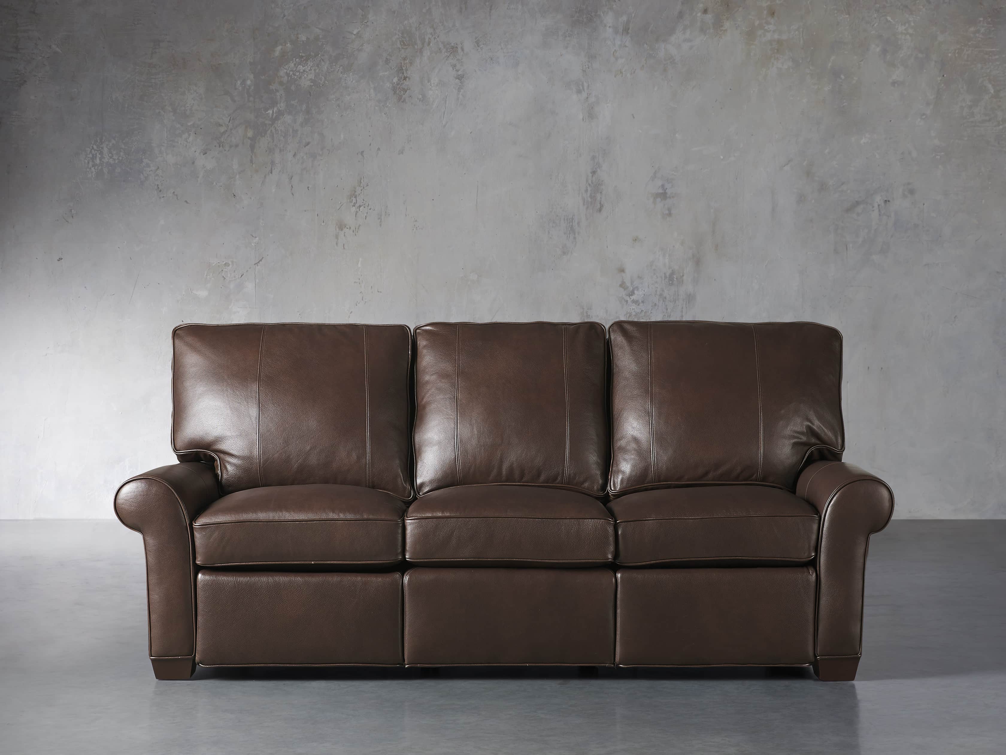 Brentwood Leather 92" Sofa (Right & Left Motion), slide 2 of 9