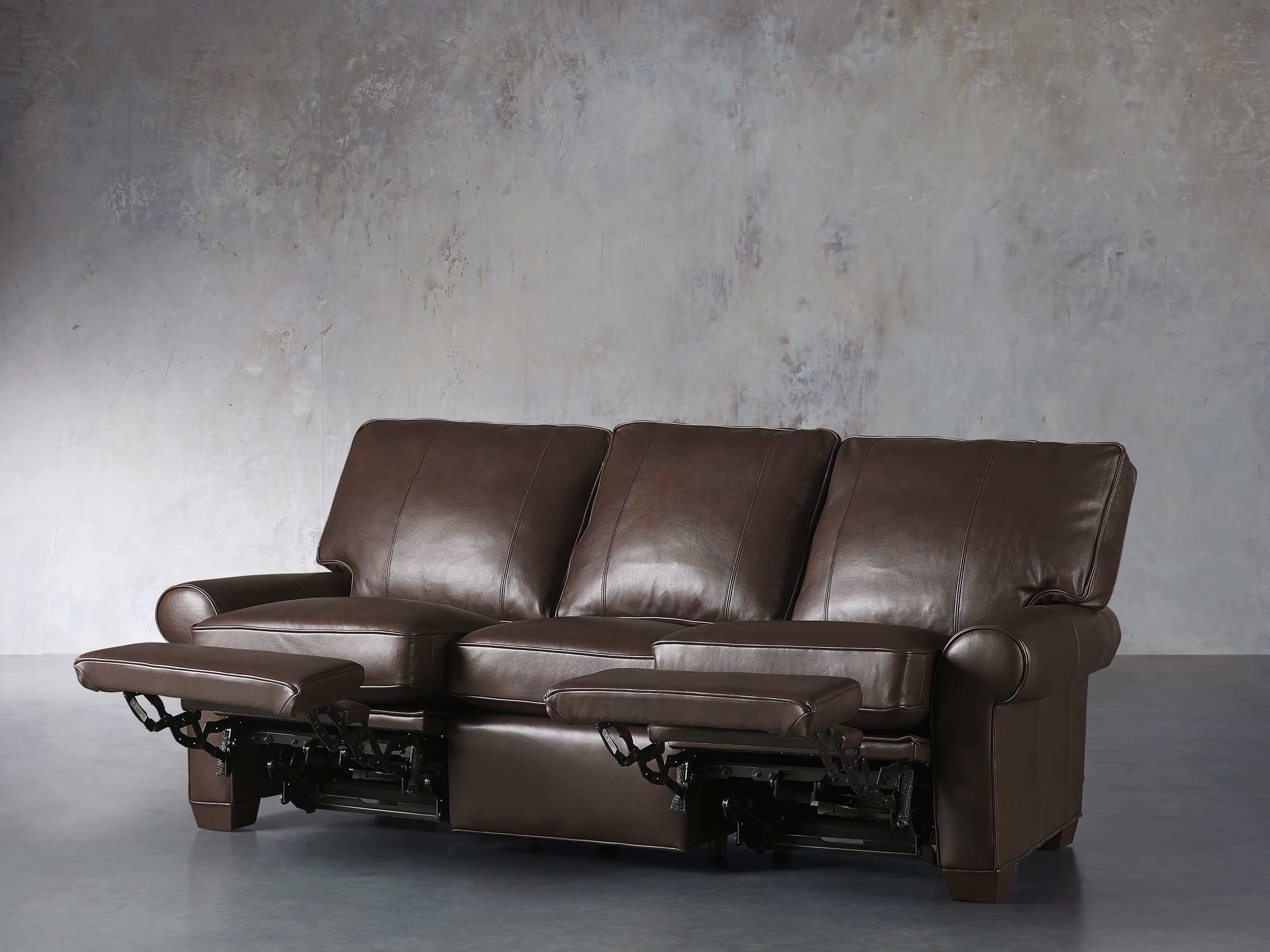 Brentwood Leather 92" Sofa (Right & Left Motion), slide 4 of 9