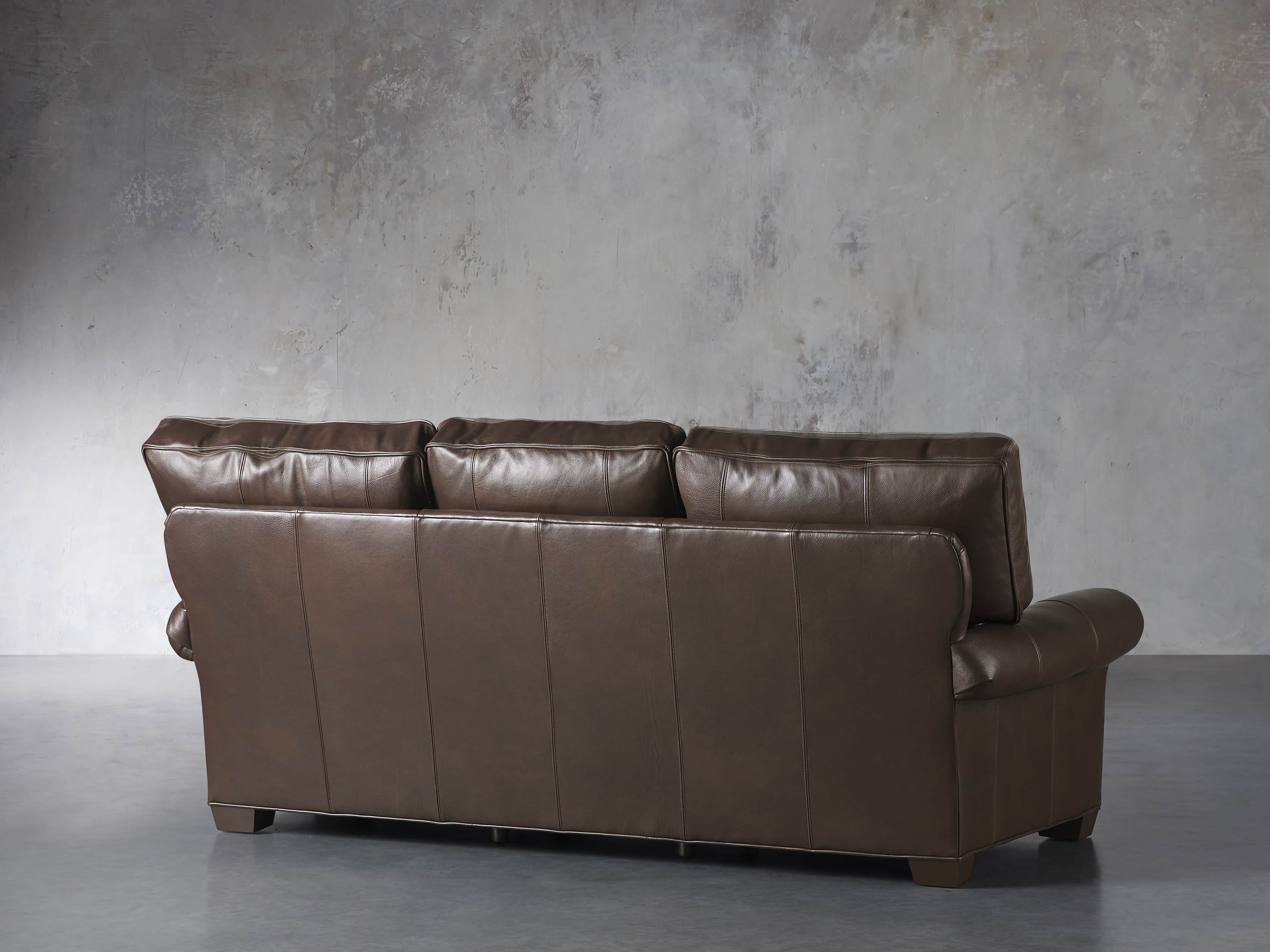 Brentwood Leather 92" Sofa (Right & Left Motion), slide 6 of 9
