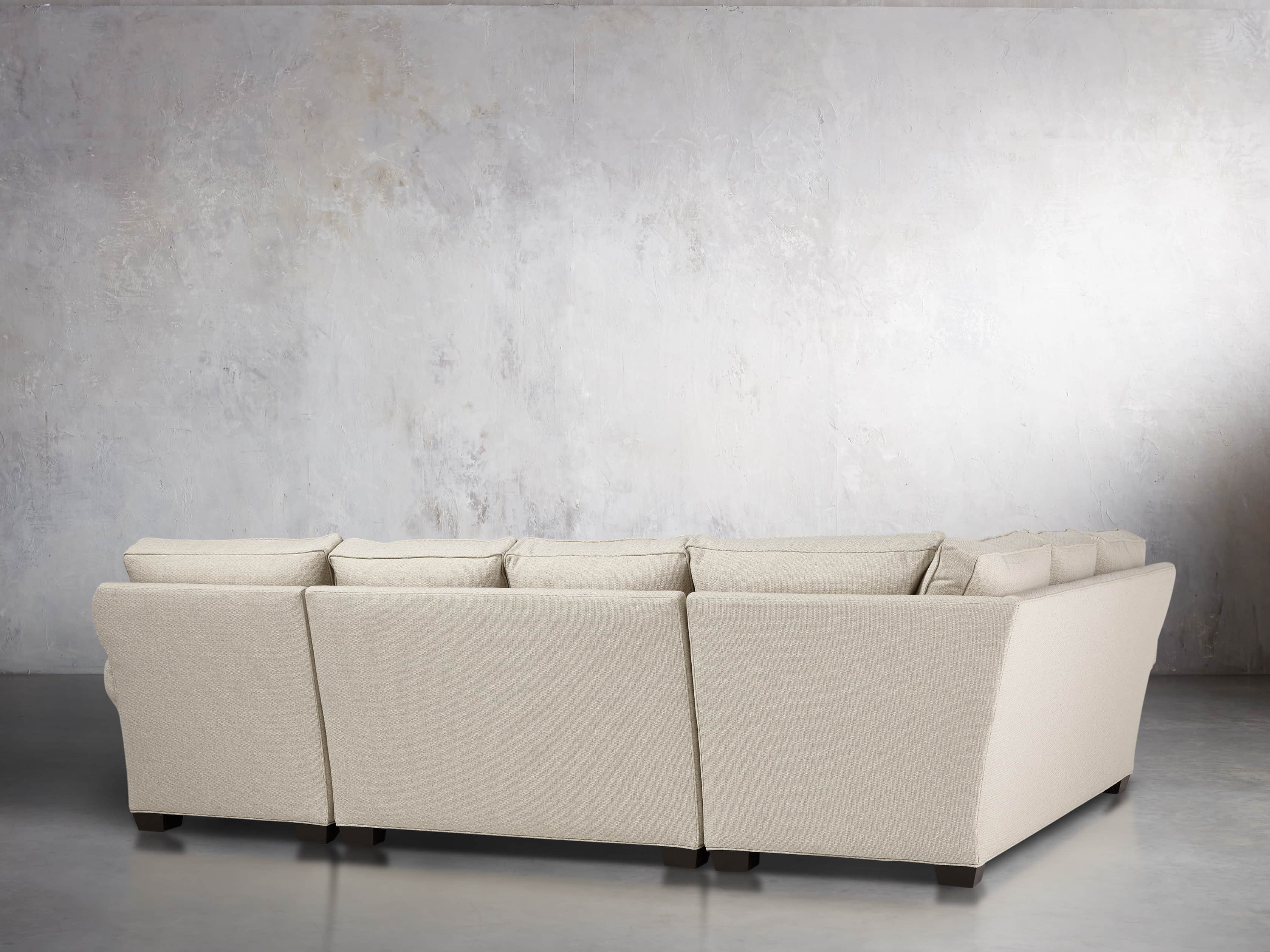 Brentwood Upholstered 124" Right Arm Sectional