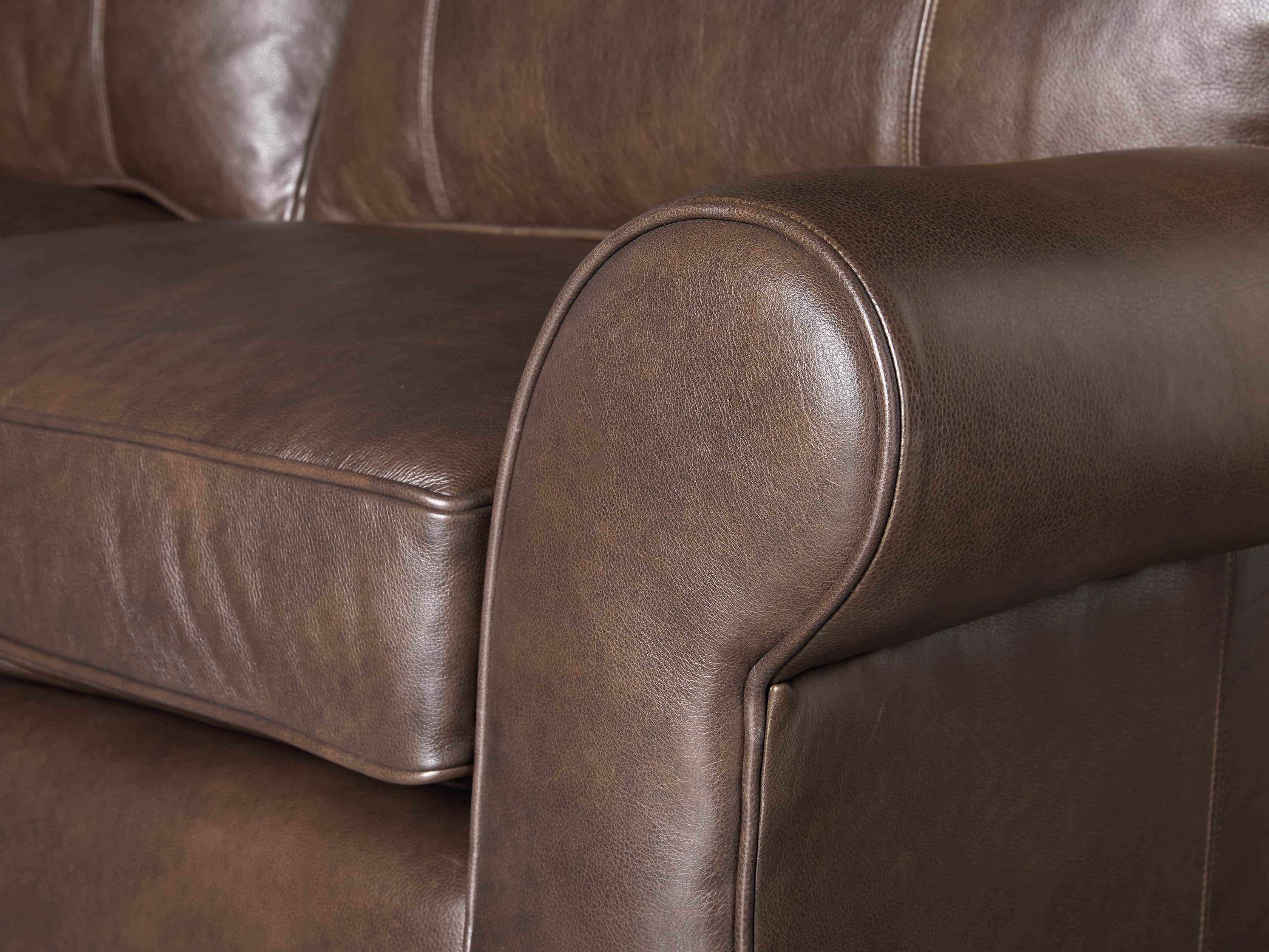 Brentwood Leather 111" Three Piece Corner Sectional