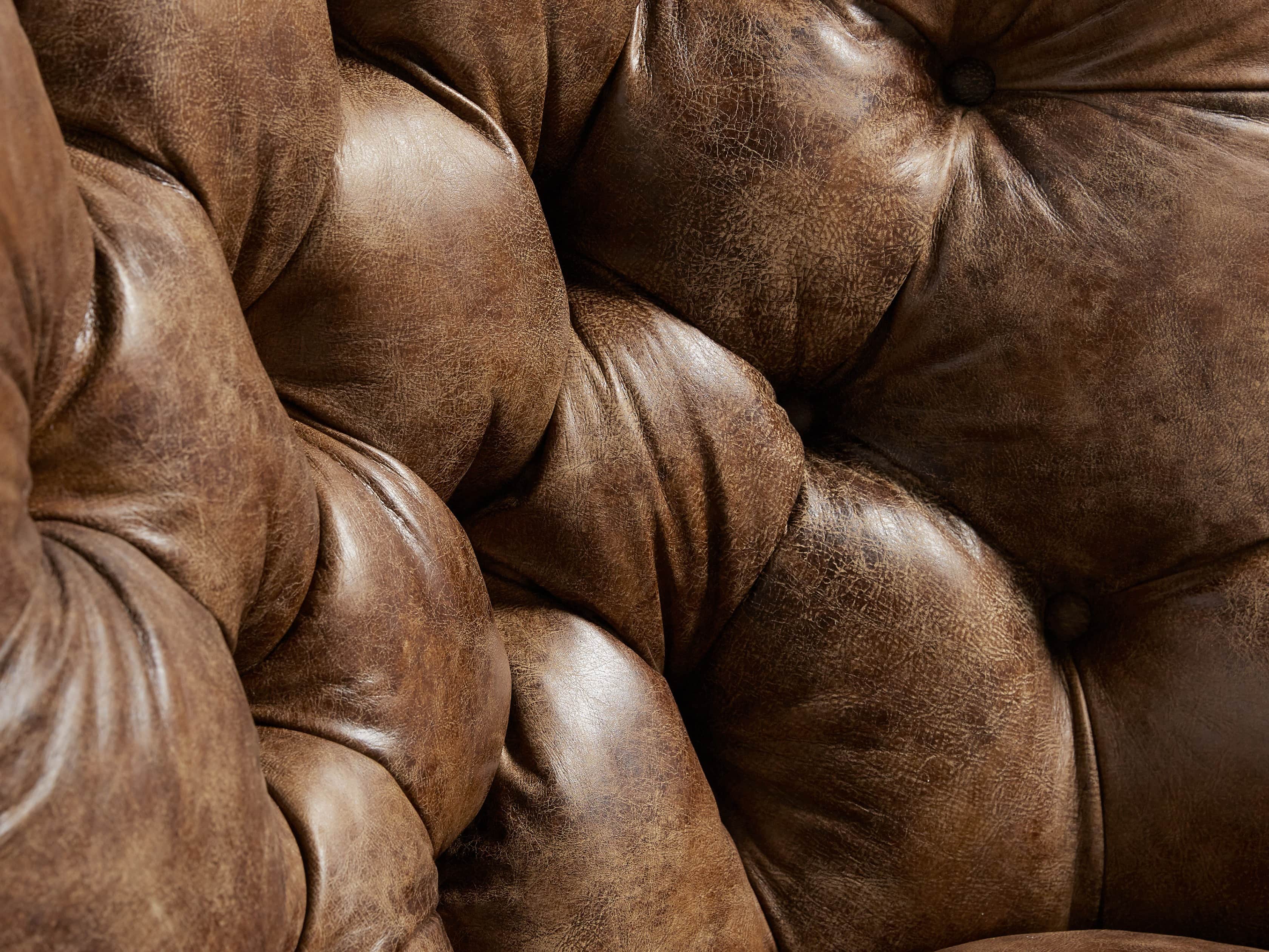 Beacon 41" Leather Tufted Chair, slide 6 of 7