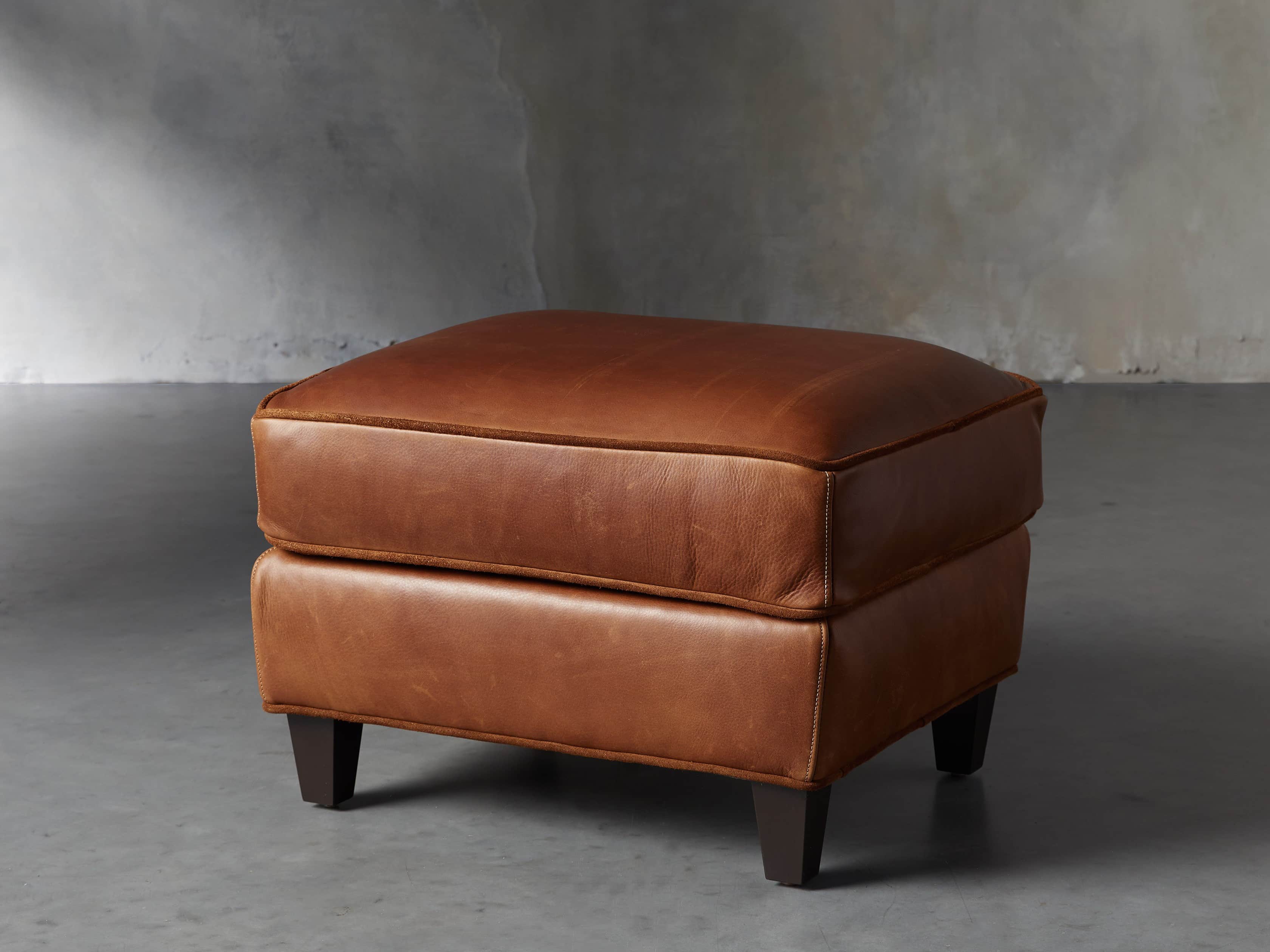 Cotswold Leather 24" Ottoman