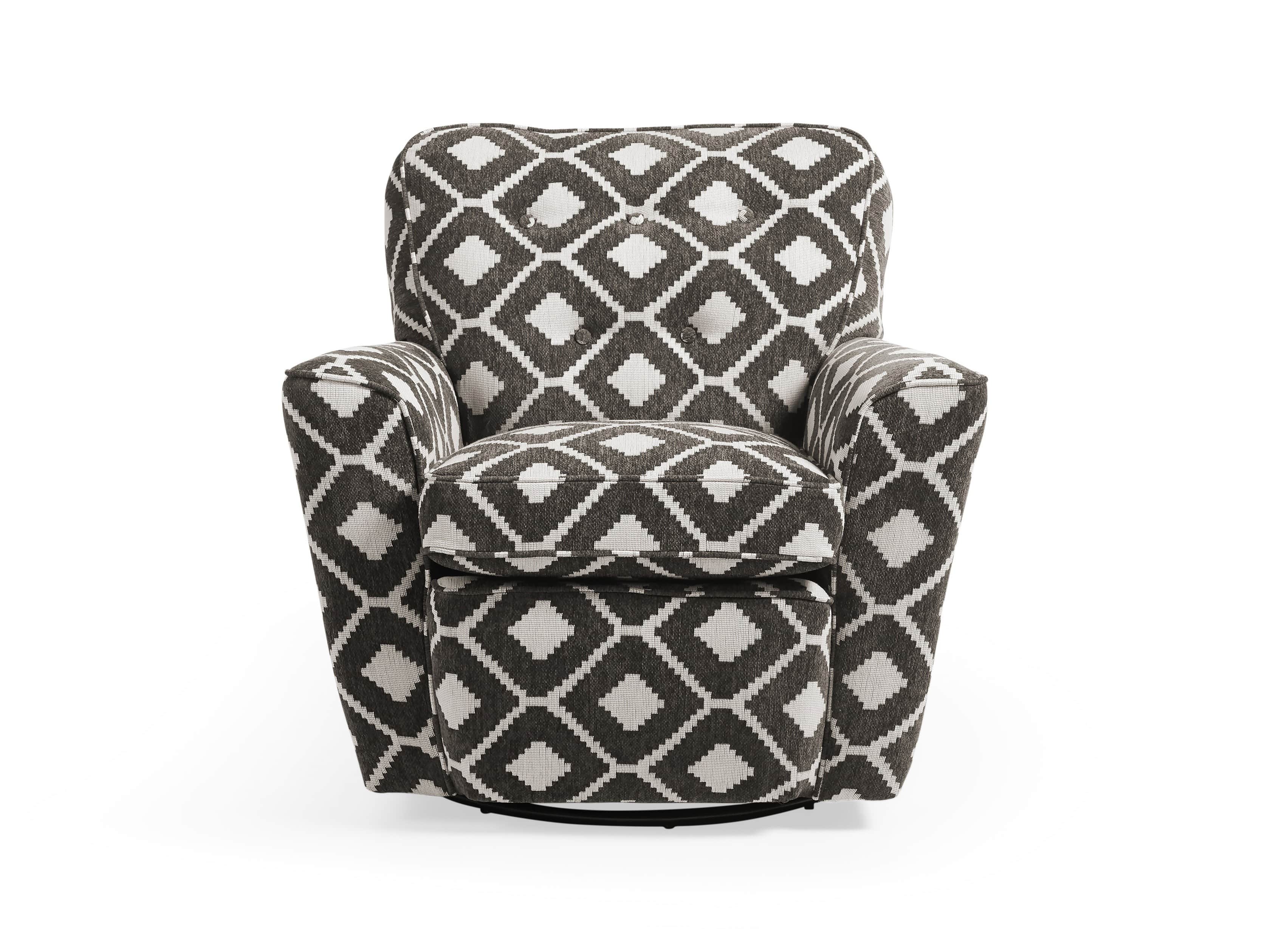 Denton Upholstered 35" Swivel Chair