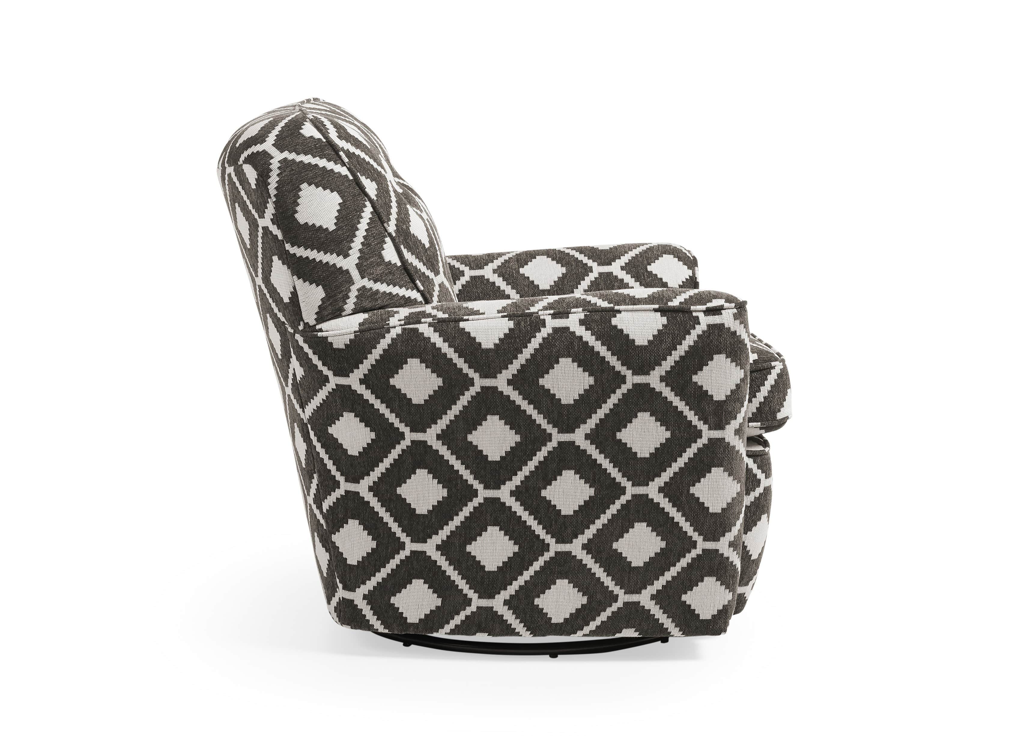 Denton Upholstered 35" Swivel Chair