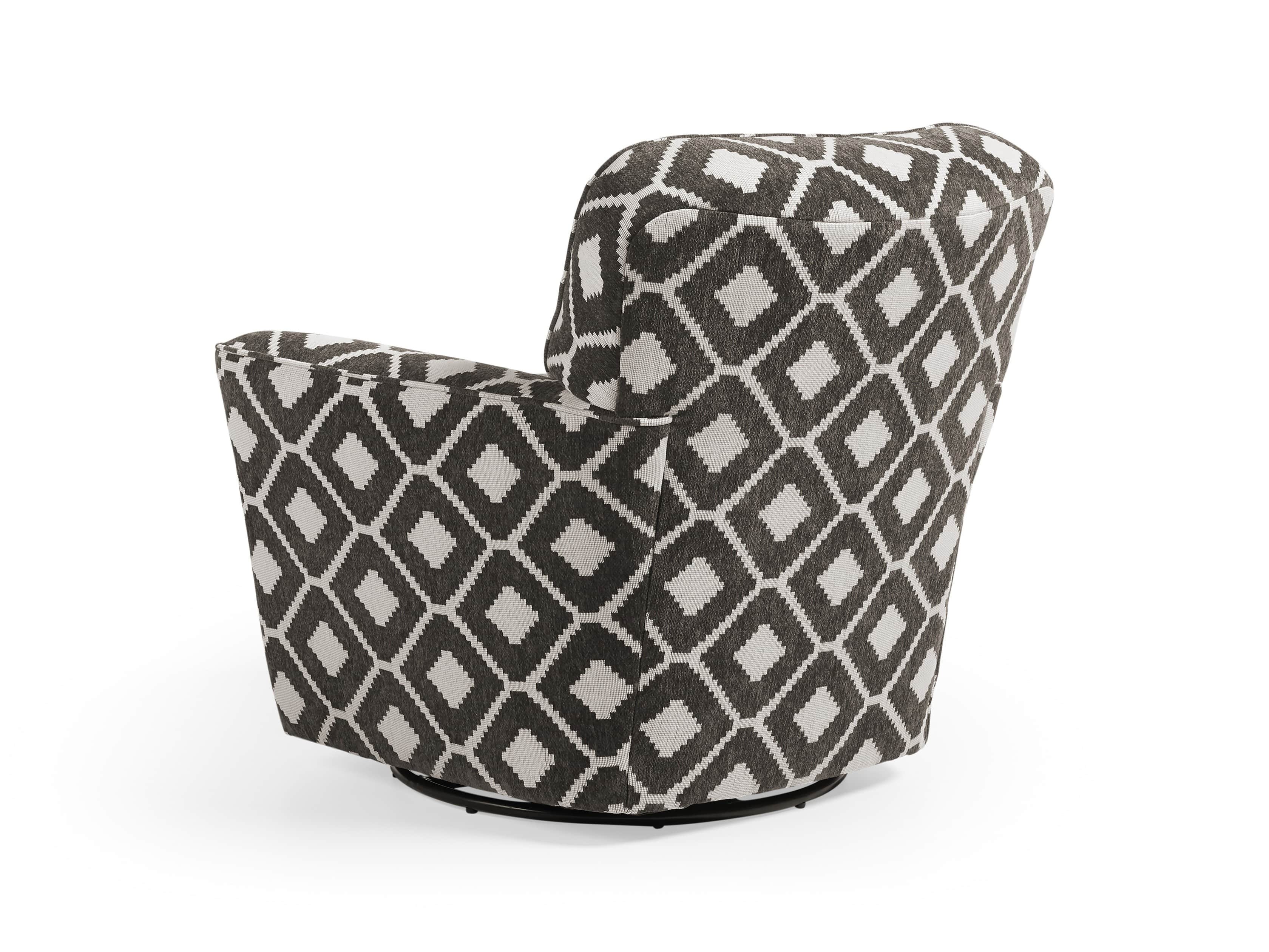 Denton Upholstered 35" Swivel Chair