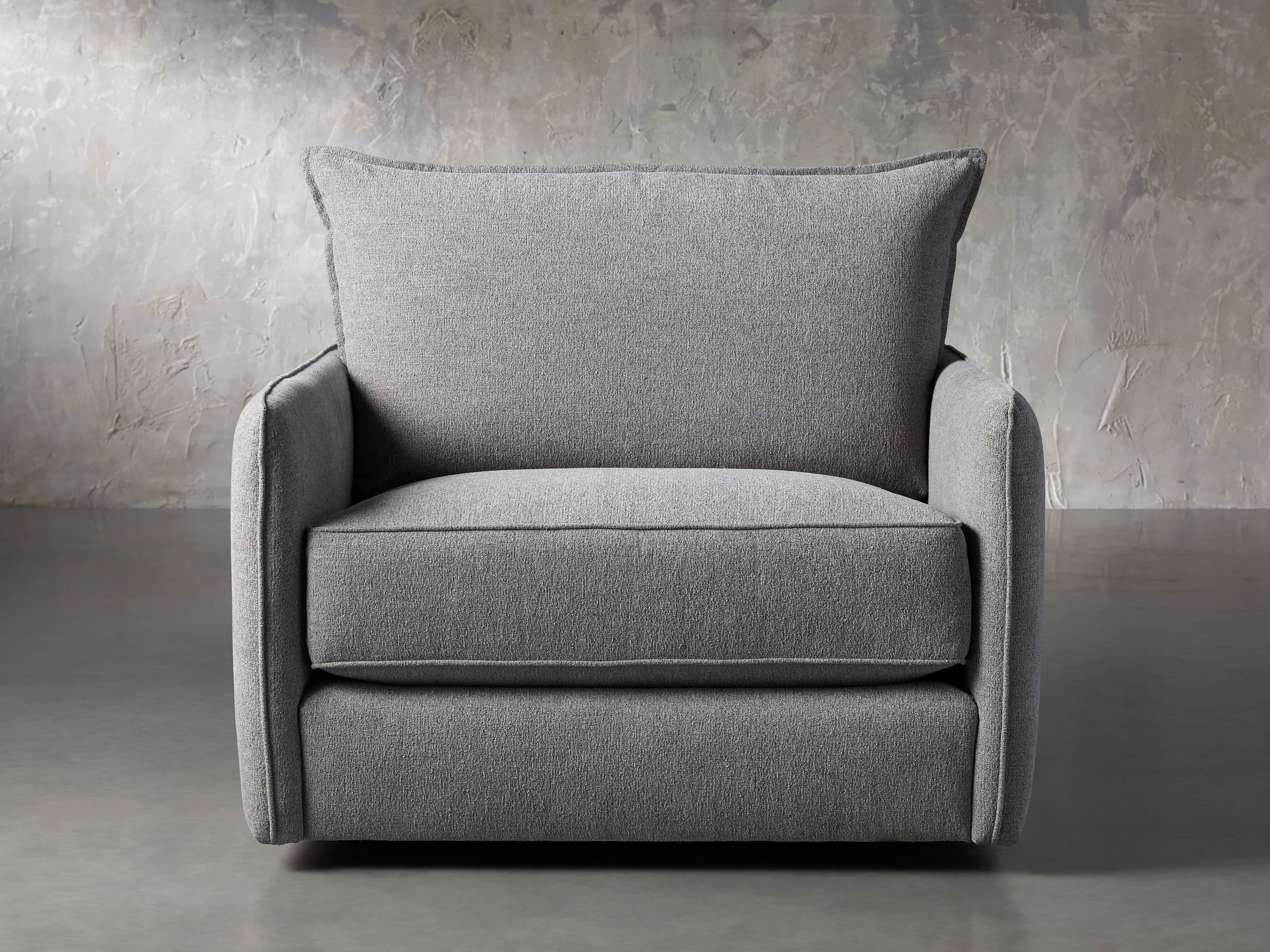 Dunlap Upholstered 41" Swivel Chair, slide 2 of 8
