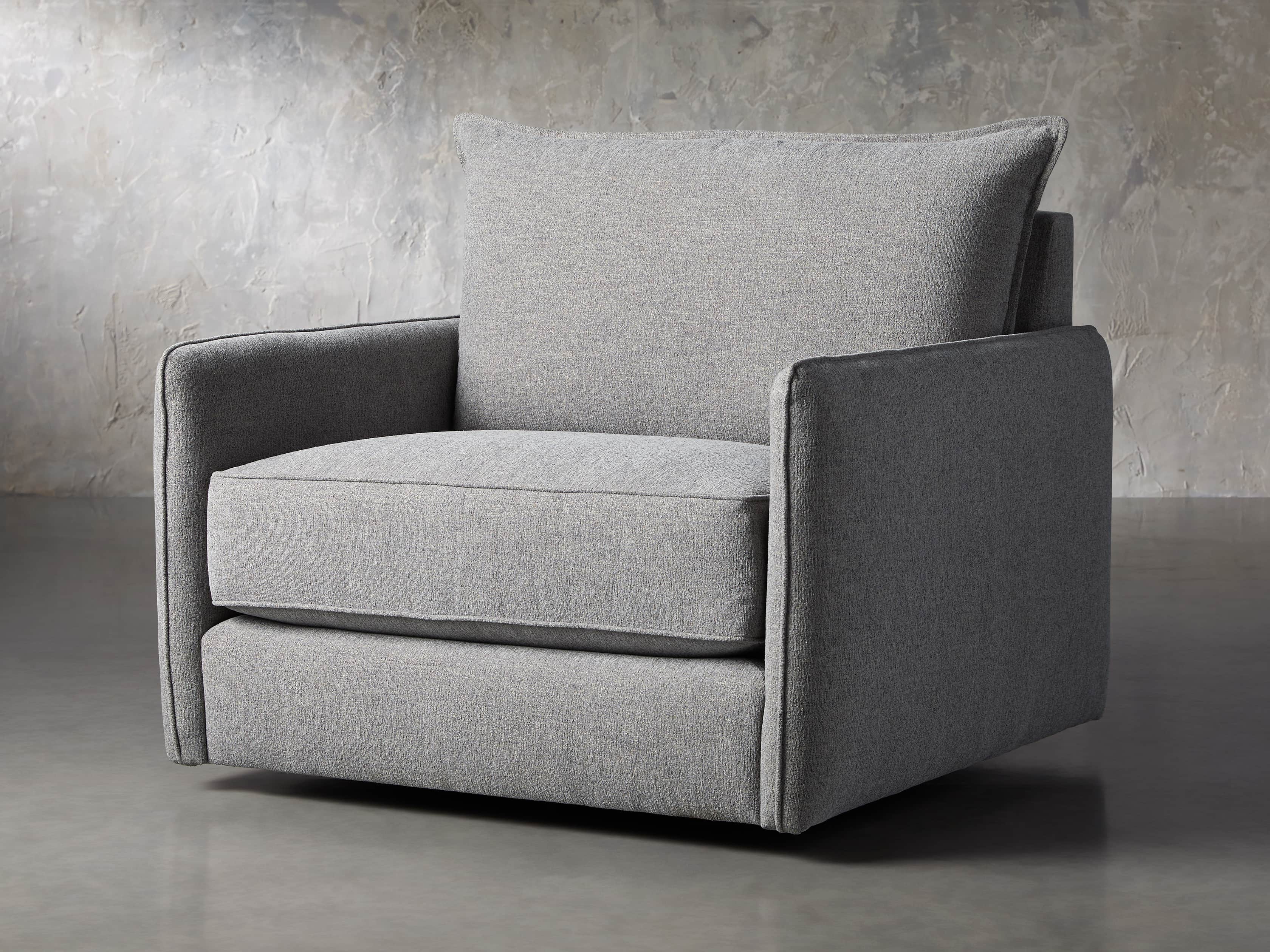 Dunlap Upholstered 41" Swivel Chair, slide 3 of 8