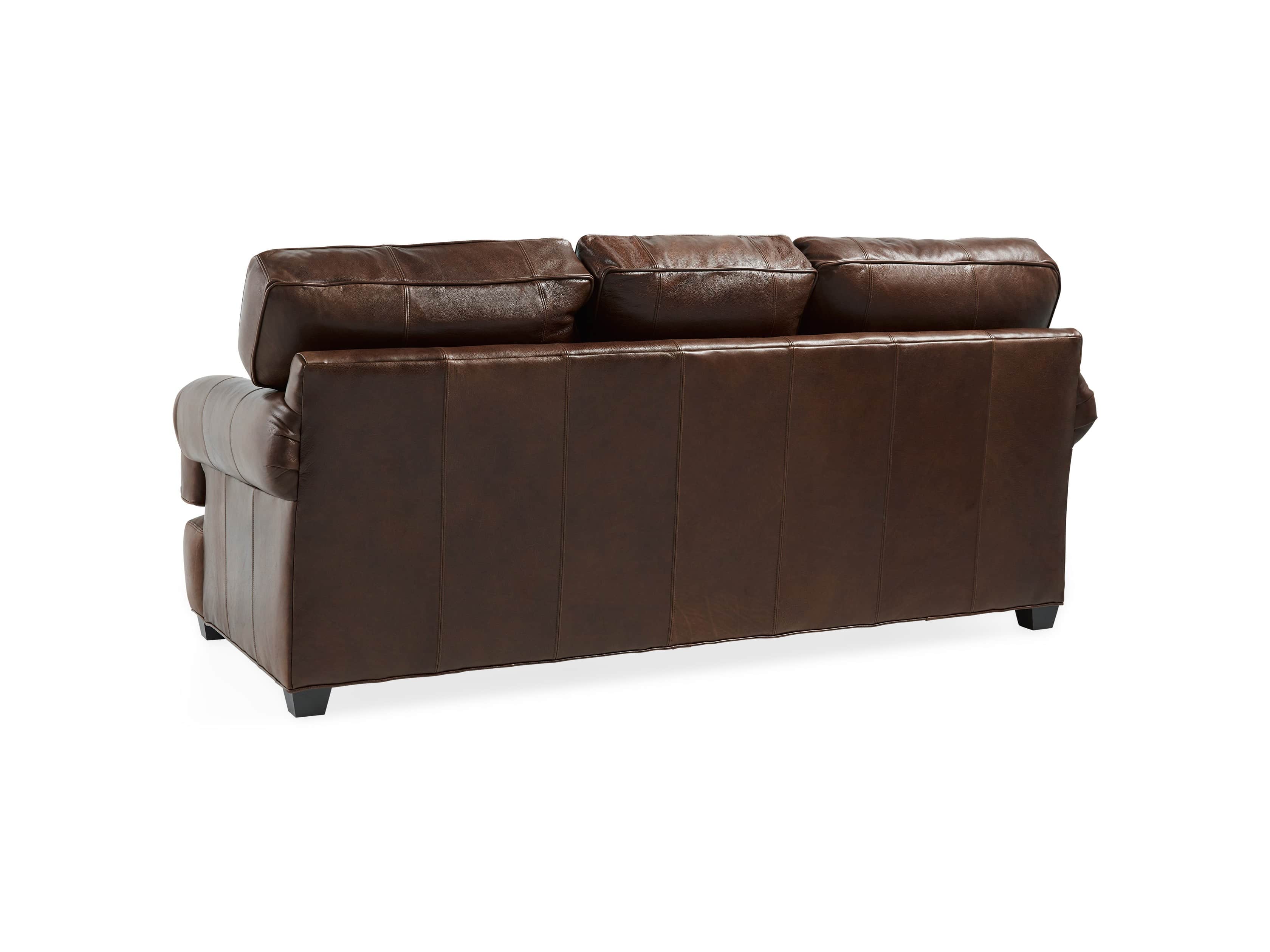 Hadley 89" Leather Sofa in Aniline Hazelnut, slide 6 of 7