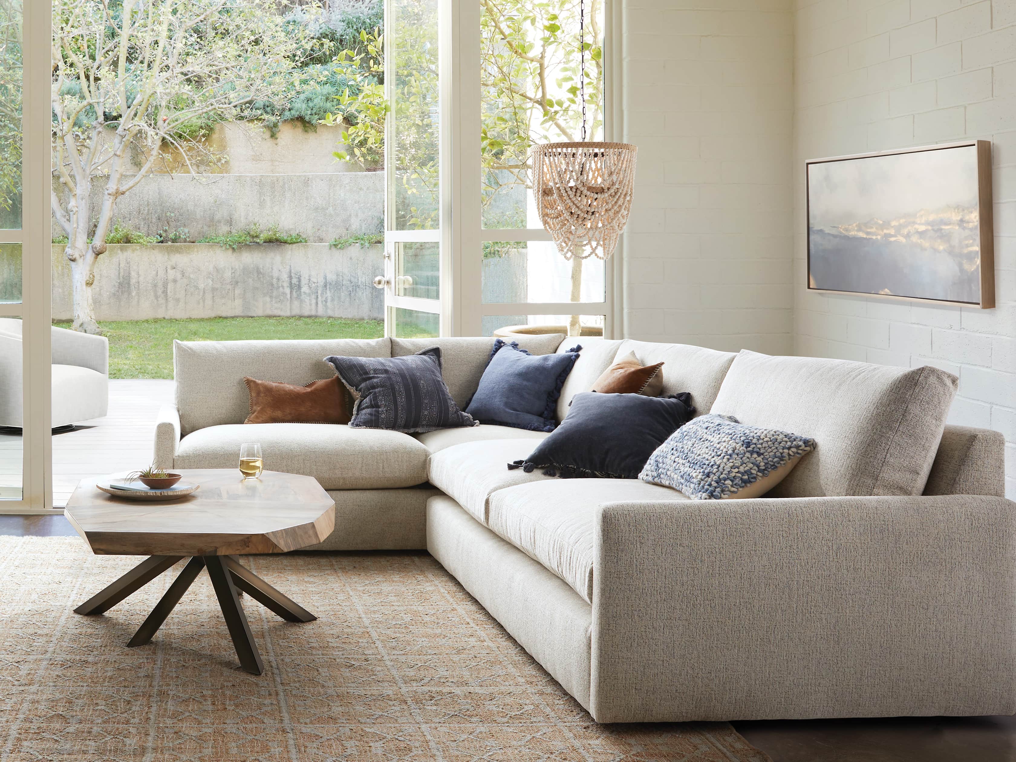 Kipton Two Piece Sectional Arhaus