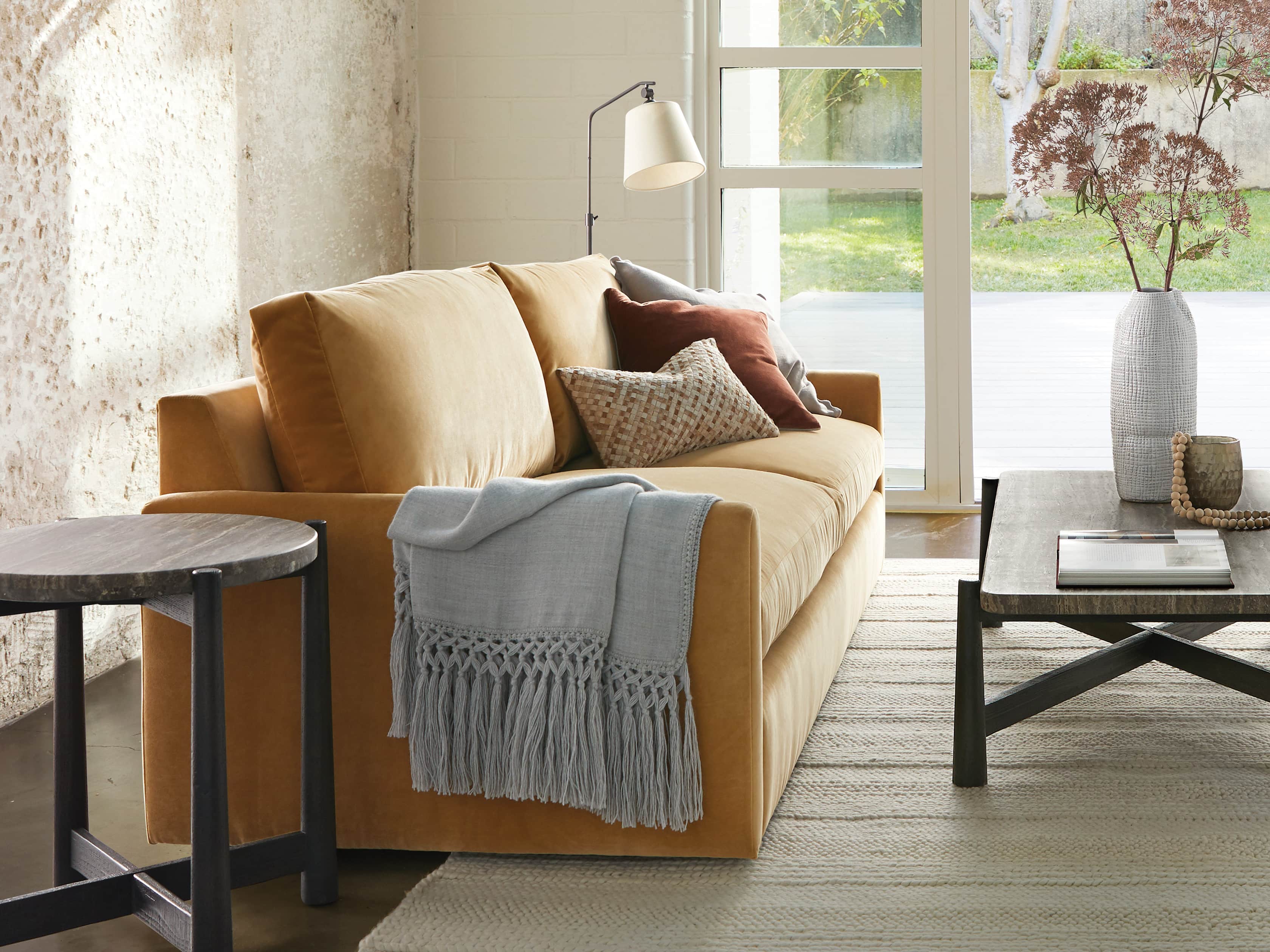 Kipton Sofa in Variety Lemon | Arhaus