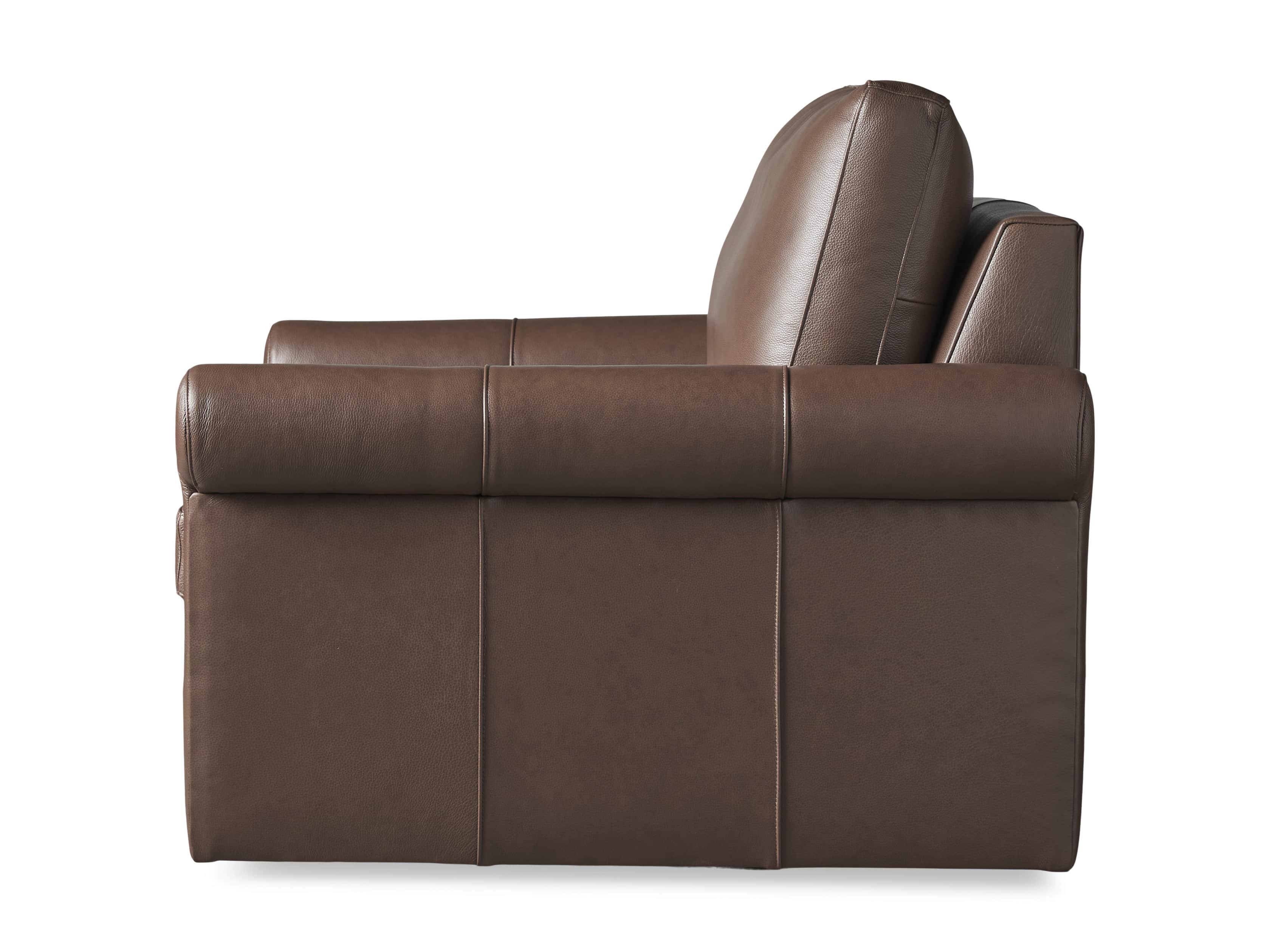 Kipton Deep Leather Rolled Arm 43" Swivel, slide 8 of 8