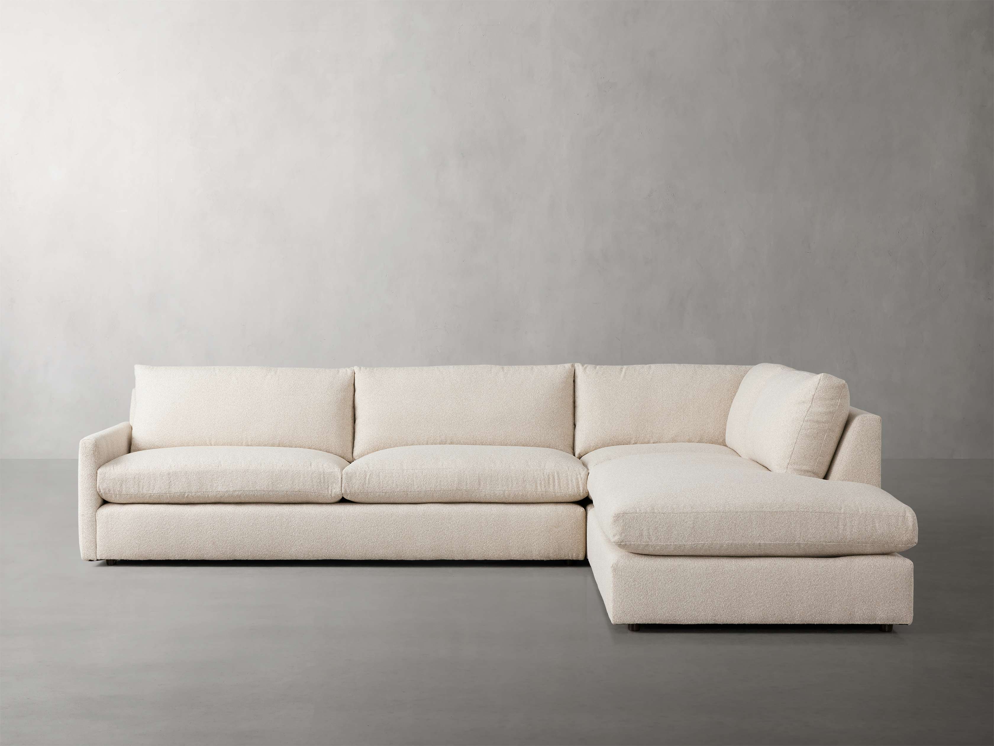 Kipton Three Piece Bumper Sectional