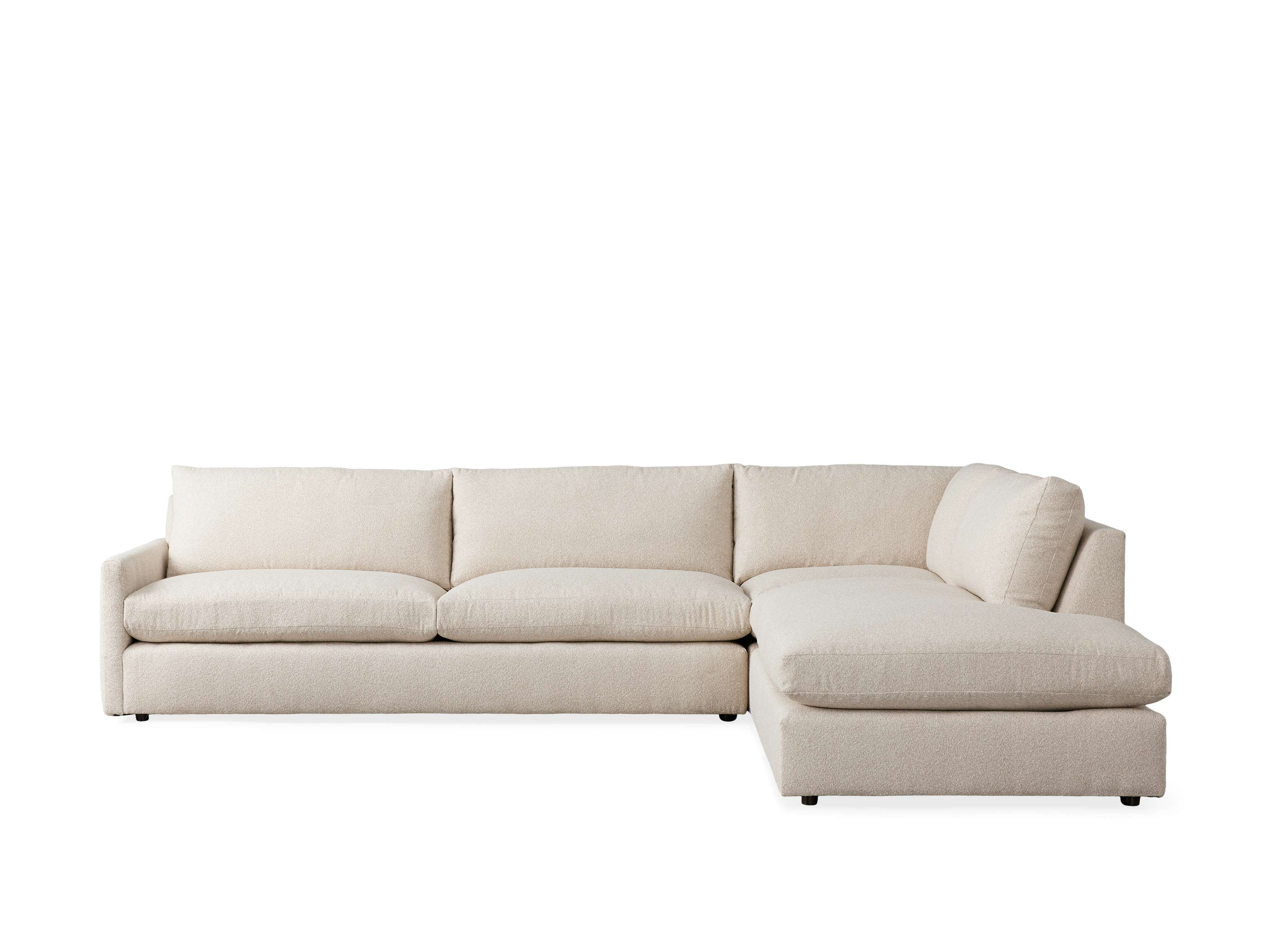 Kipton Three Piece Bumper Sectional