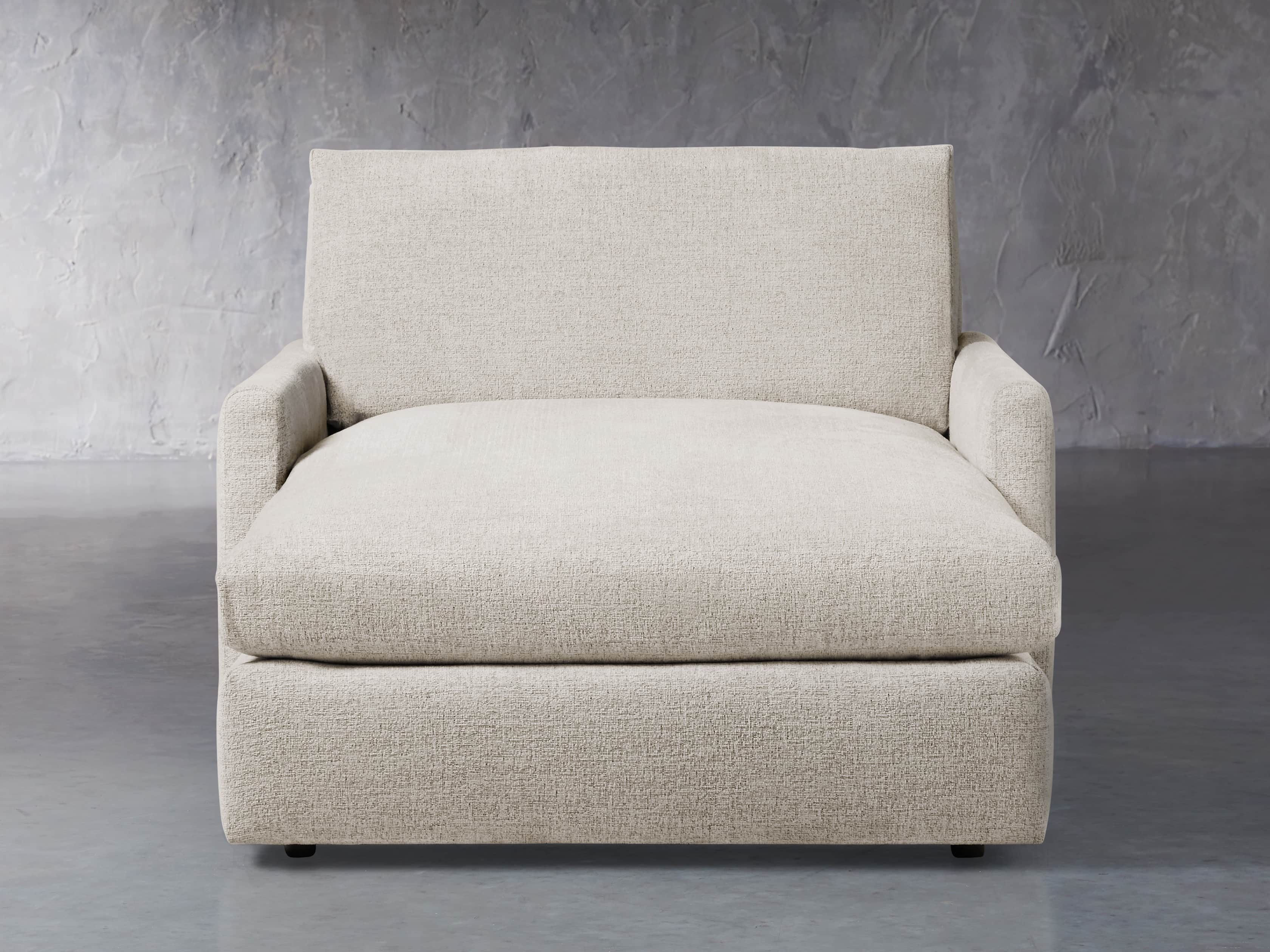 Kipton Upholstered 51" Two Arm Chaise