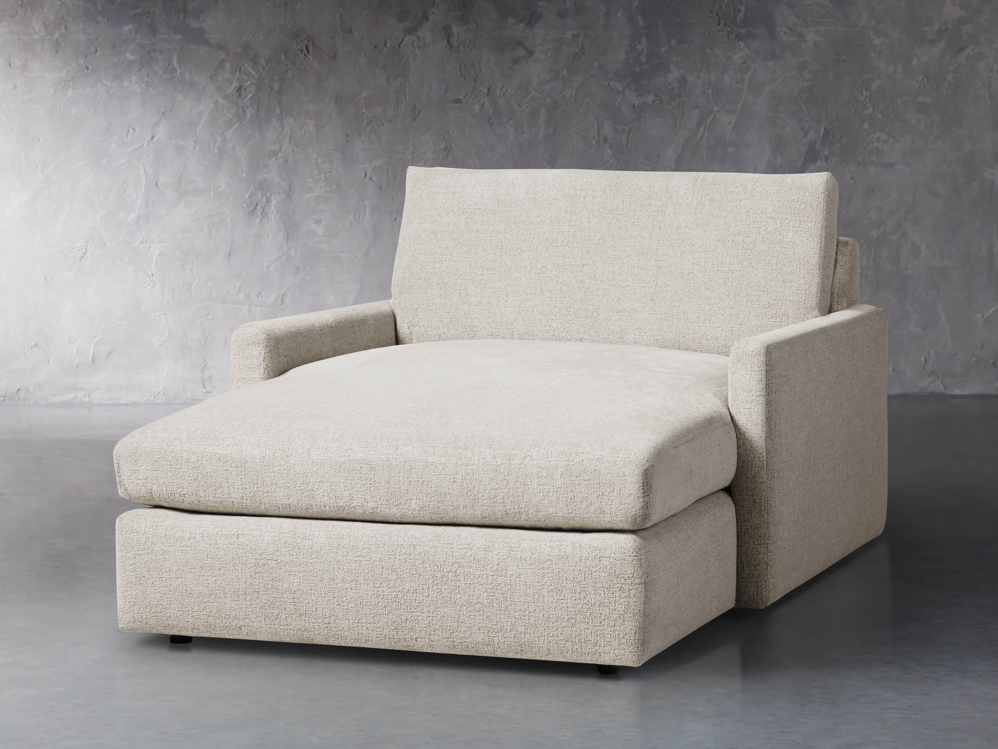 Kipton Upholstered 51" Two Arm Chaise