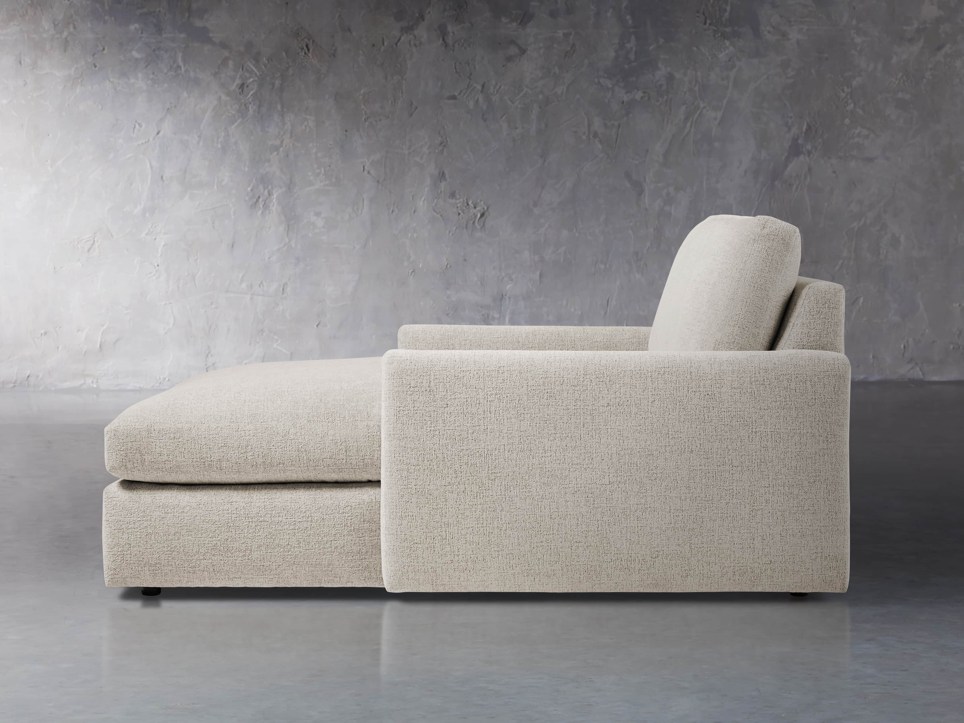 Kipton Upholstered 51" Two Arm Chaise