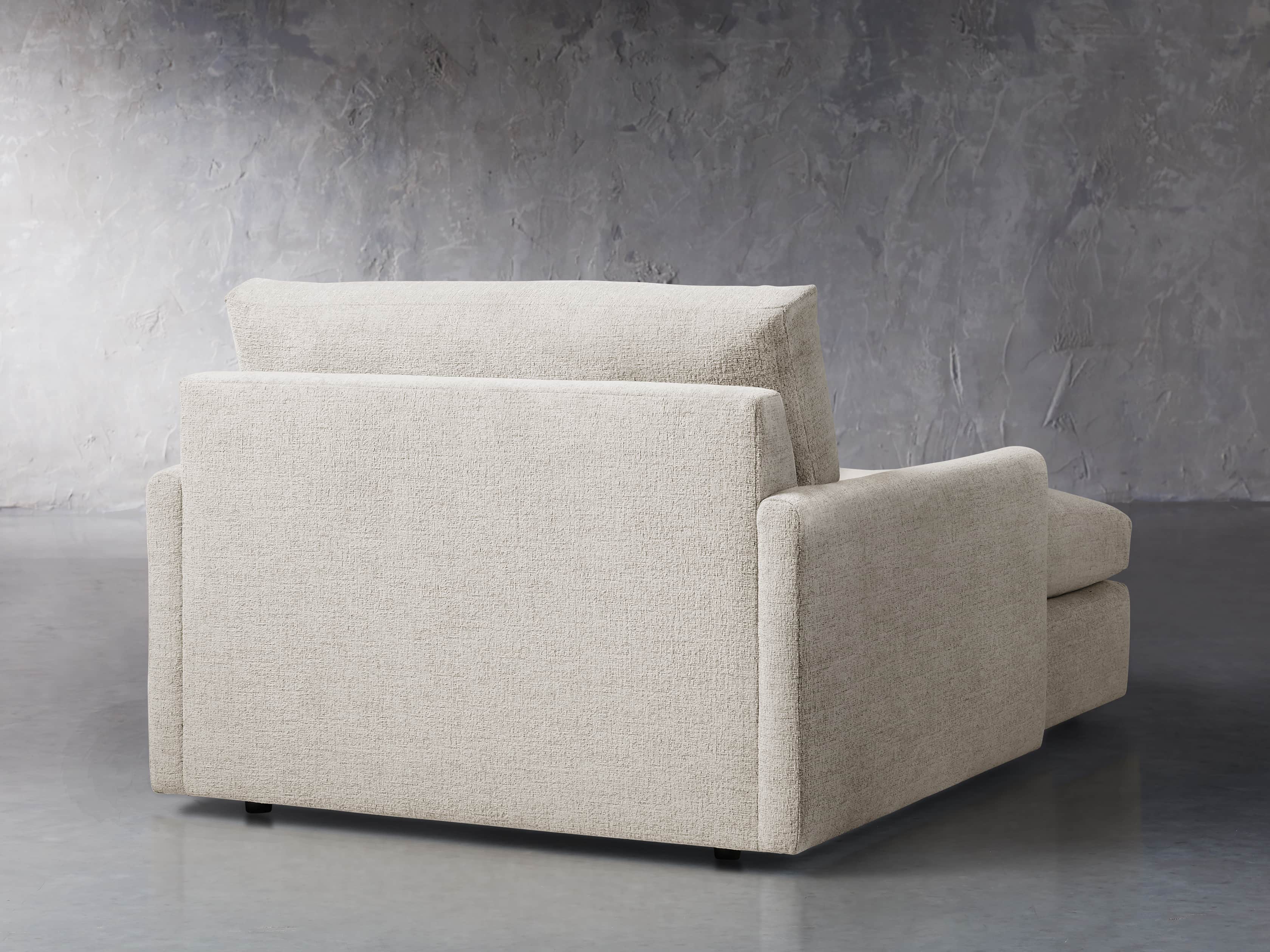 Kipton Upholstered 51" Two Arm Chaise