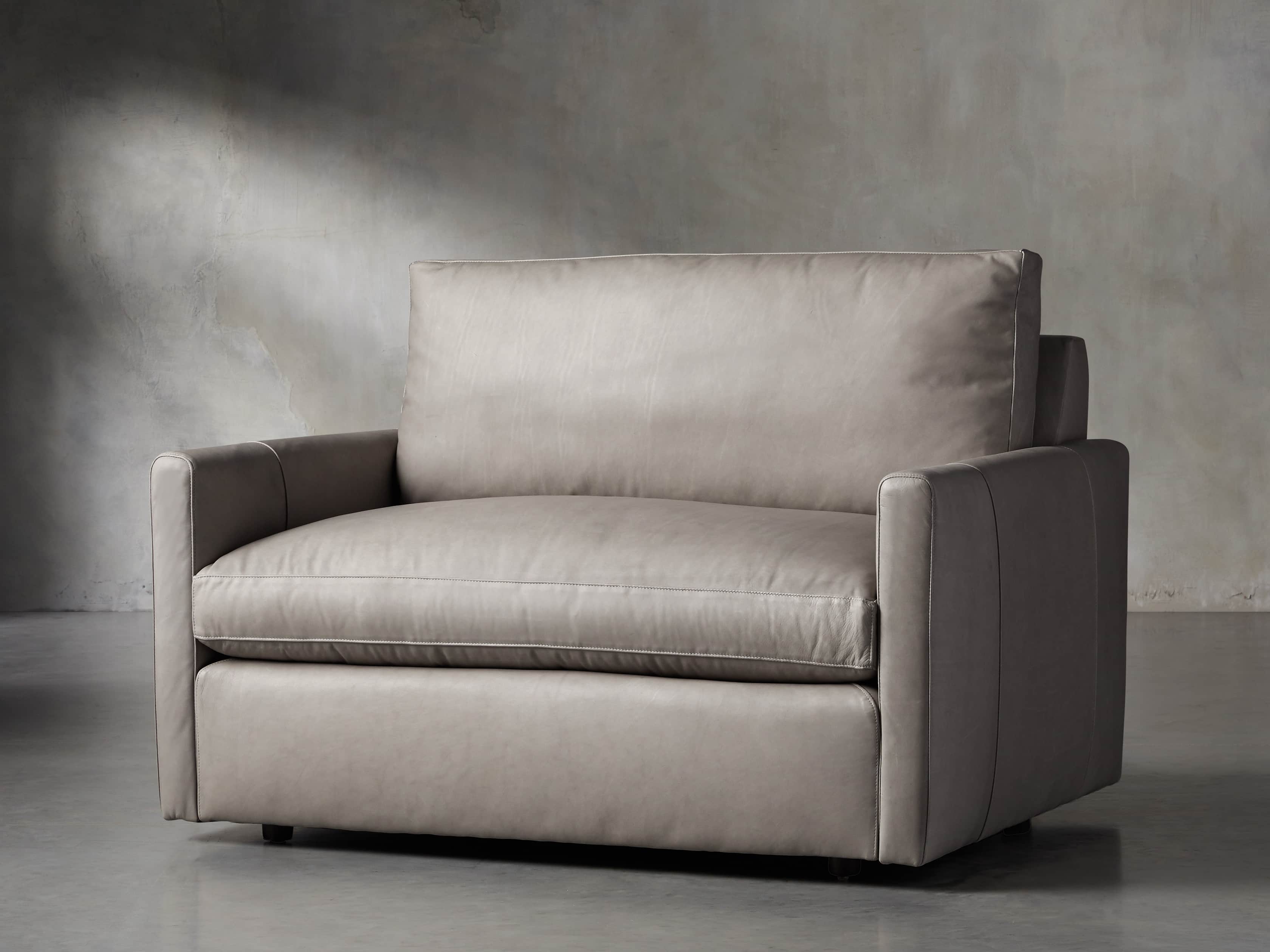 Kipton Leather 51" Chair, slide 2 of 7