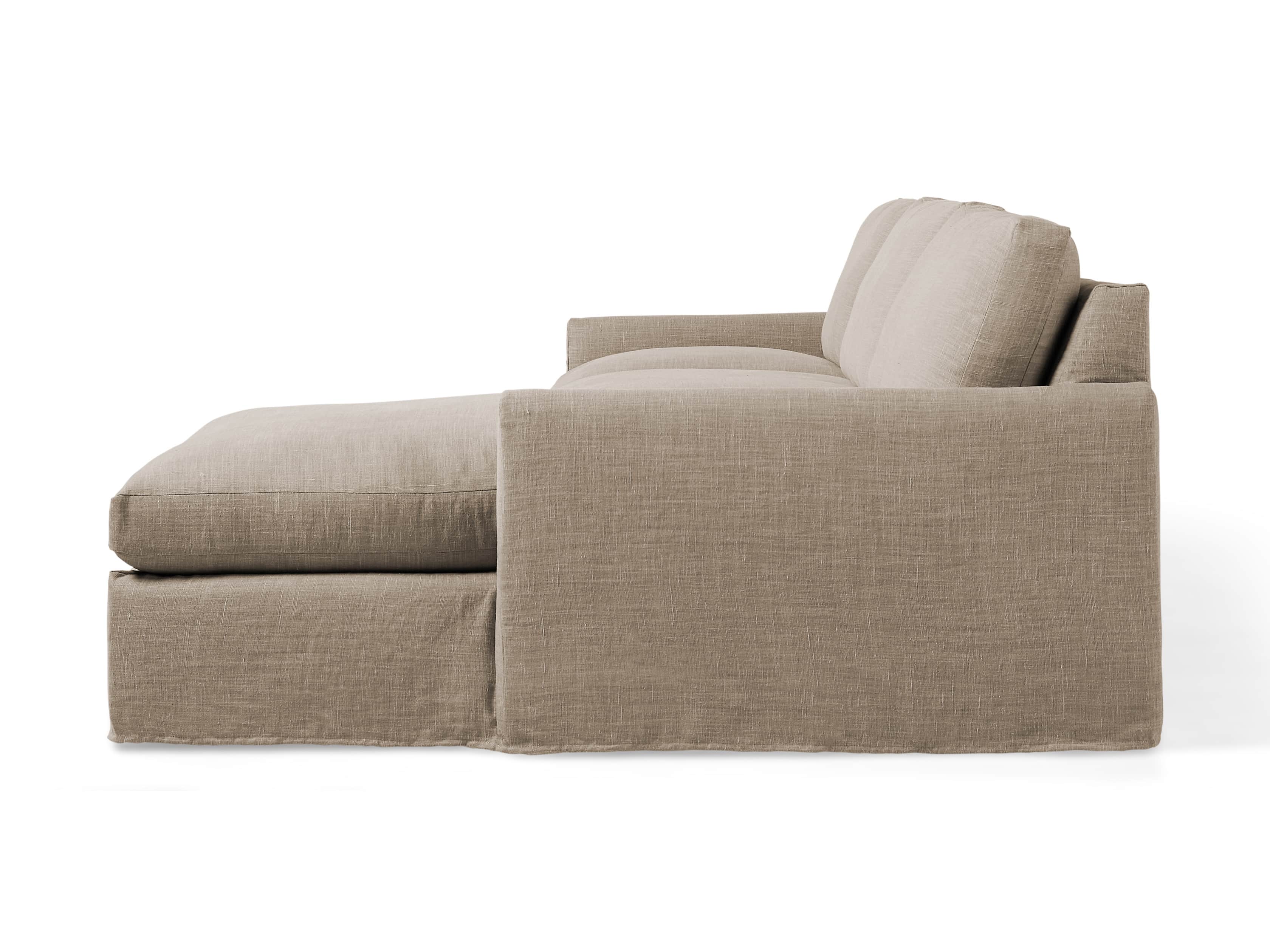Kipton Slipcovered 139" Right Arm Two Piece Sectional, slide 5 of 8