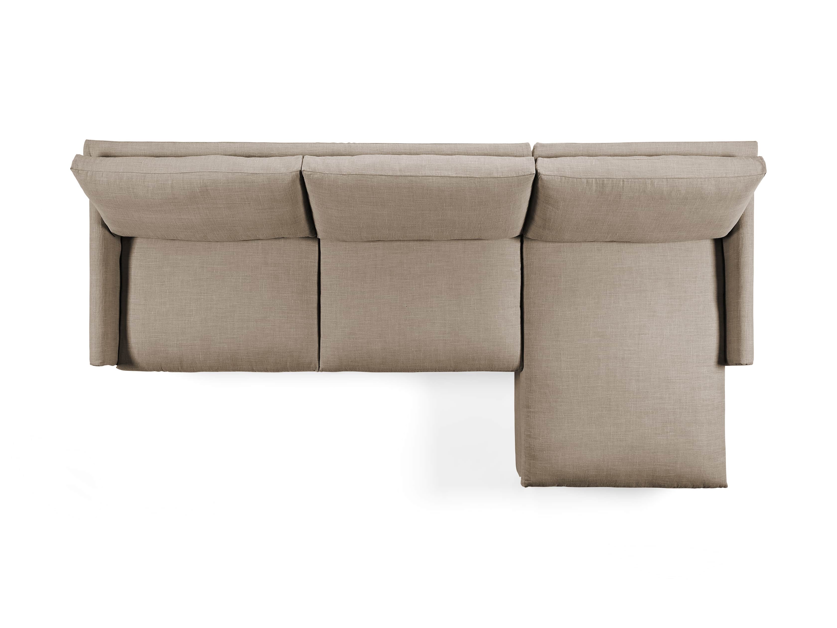 Kipton Slipcovered 139" Right Arm Two Piece Sectional, slide 7 of 8