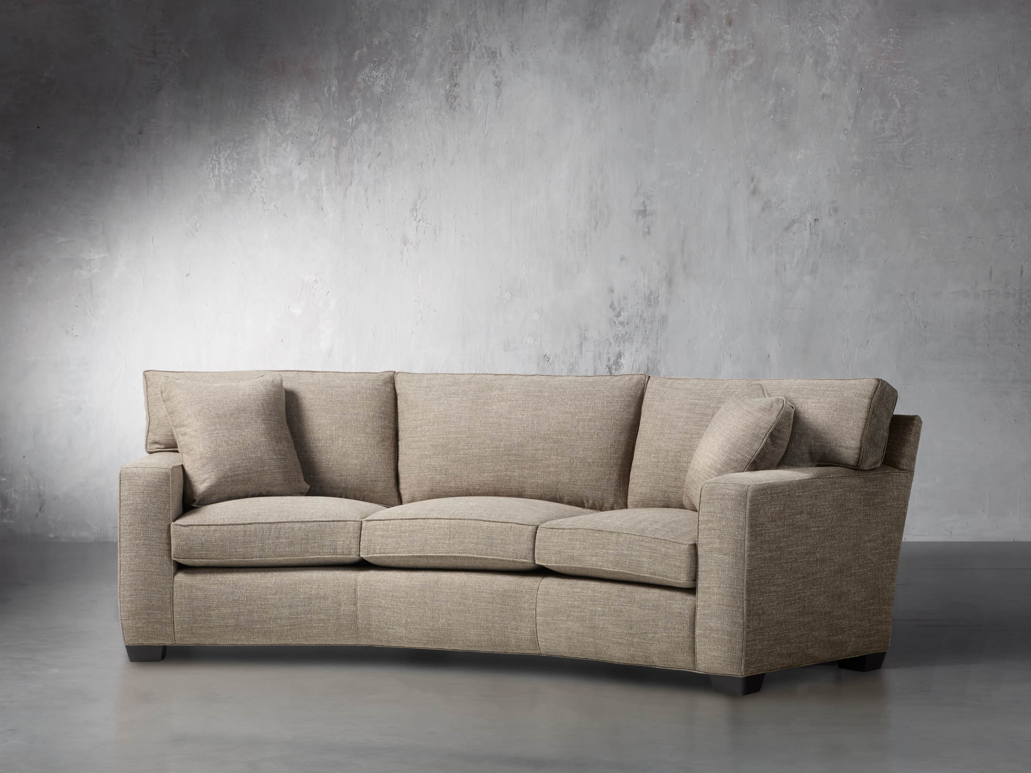 Brentwood Square 107" Upholstered Wedge Sofa