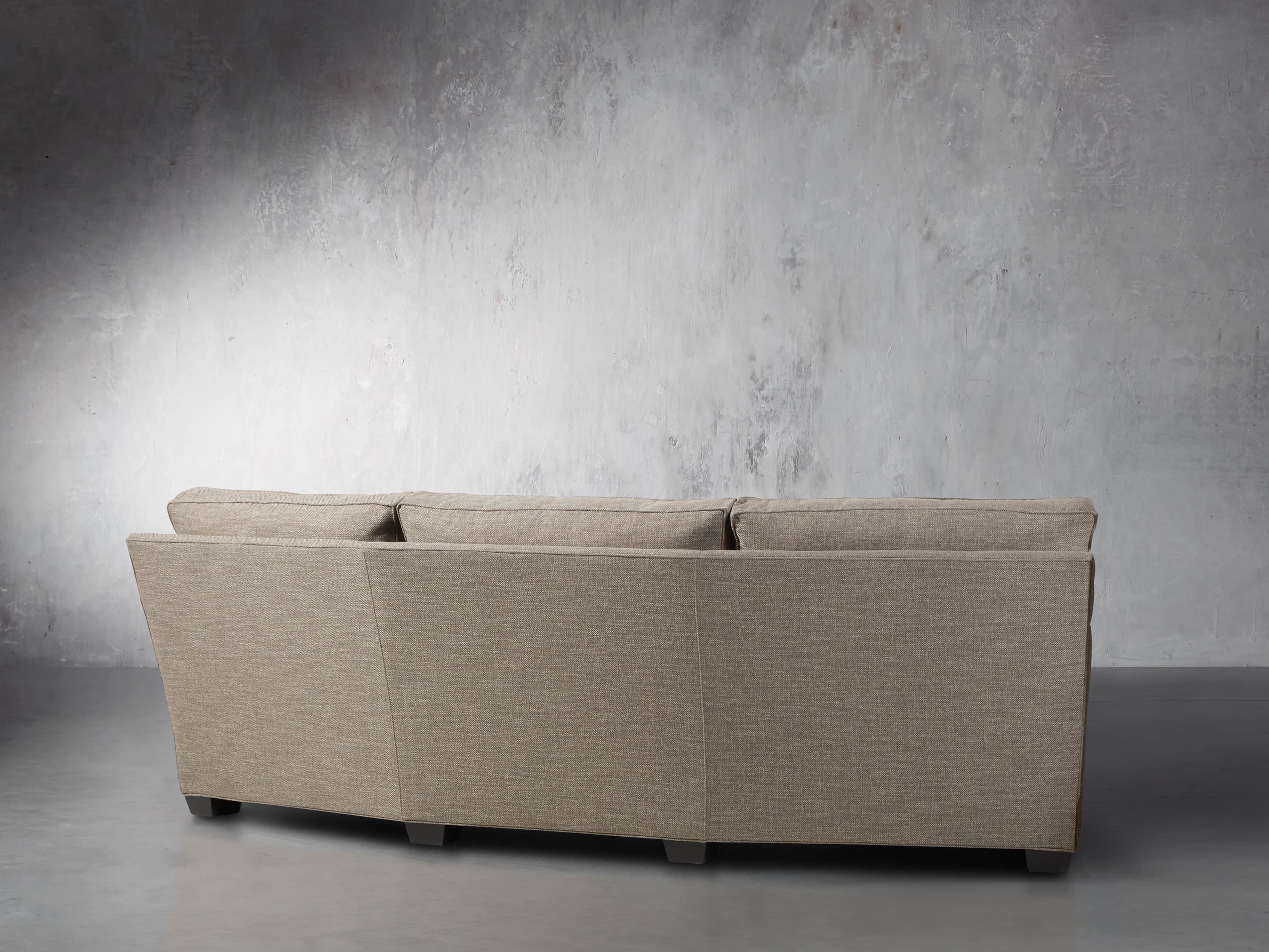 Brentwood Square 107" Upholstered Wedge Sofa