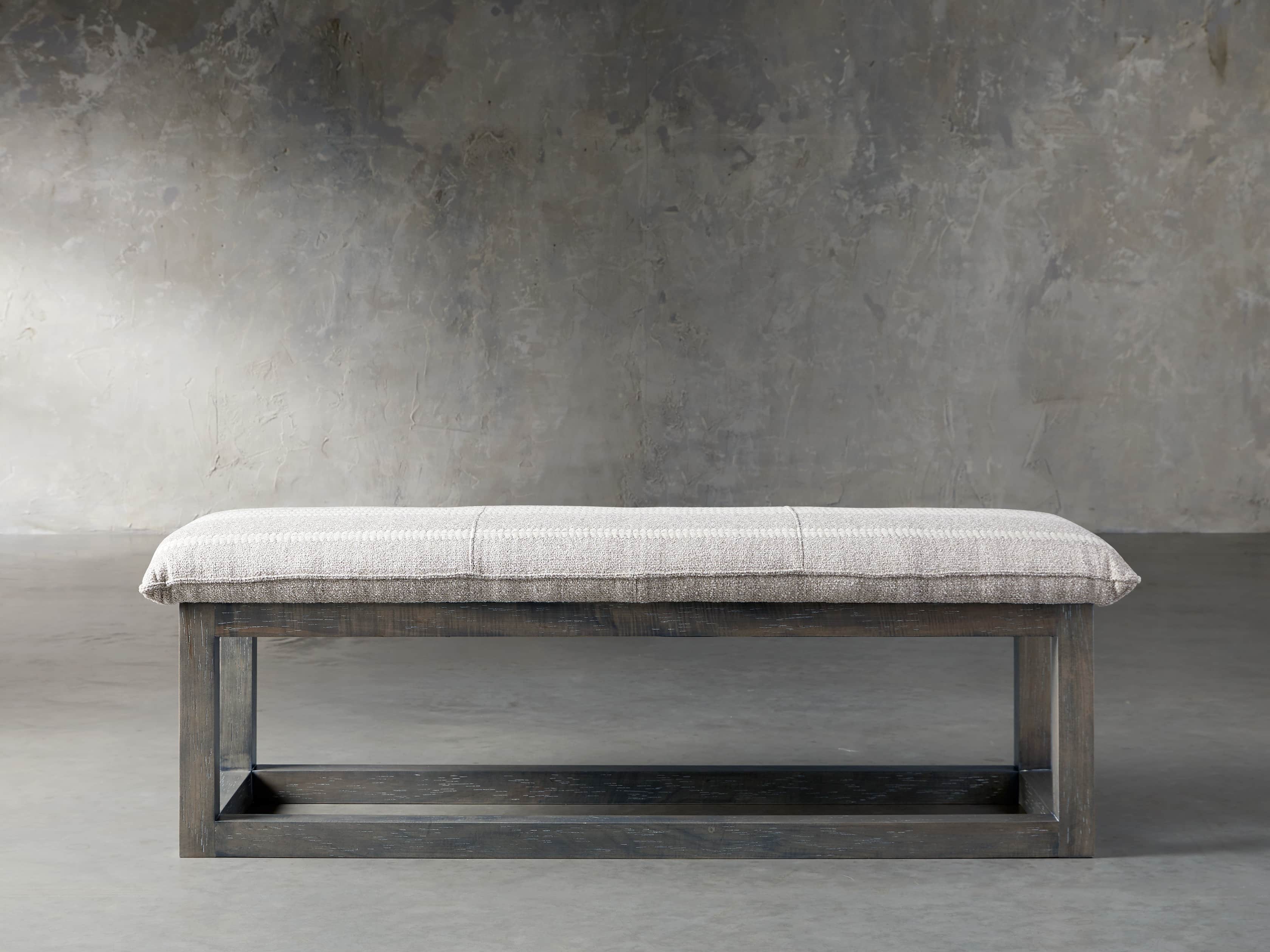 Ranch Upholstered 56" Bench, slide 3 of 8