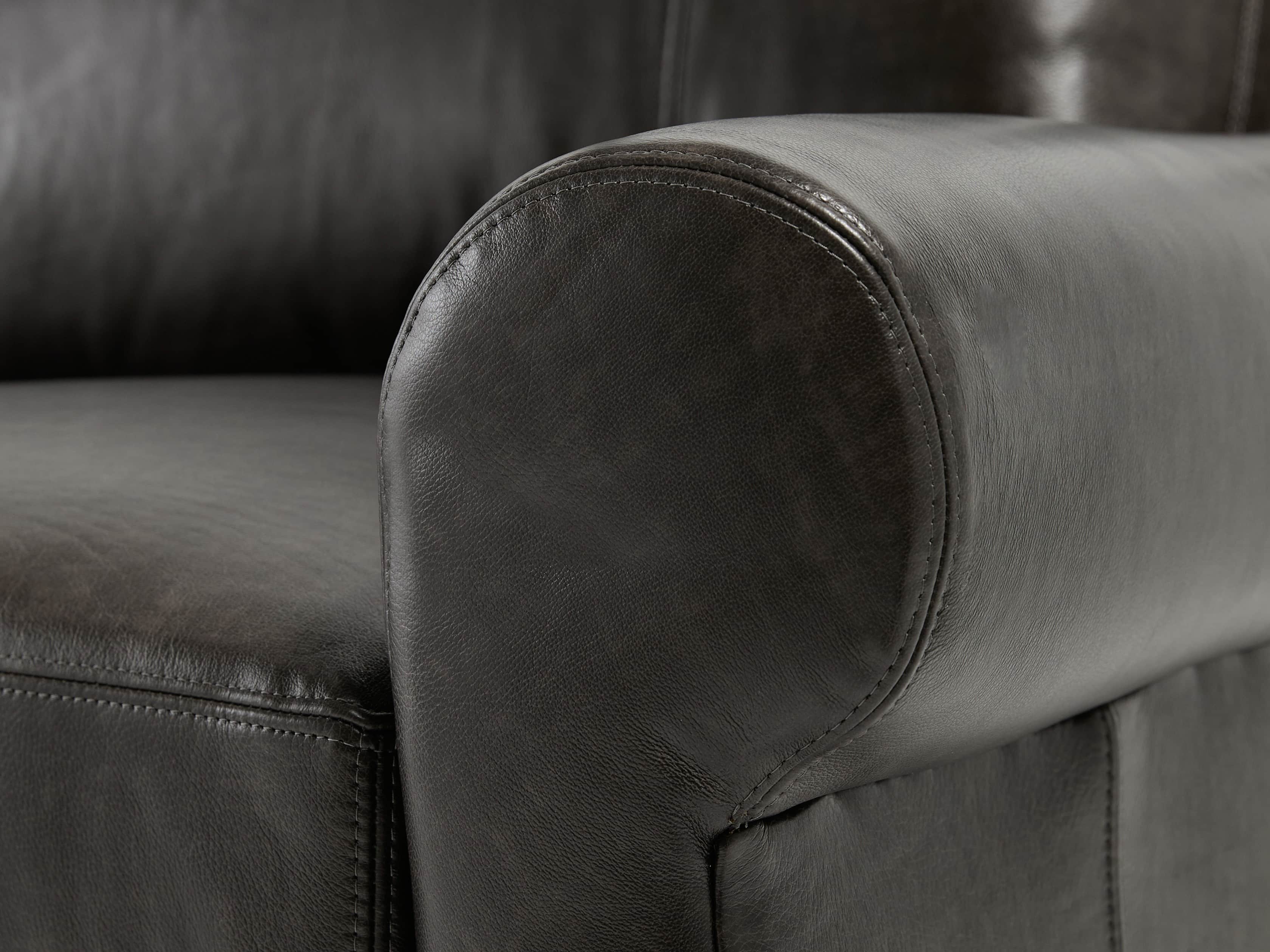 Rockway Leather 88" Sofa