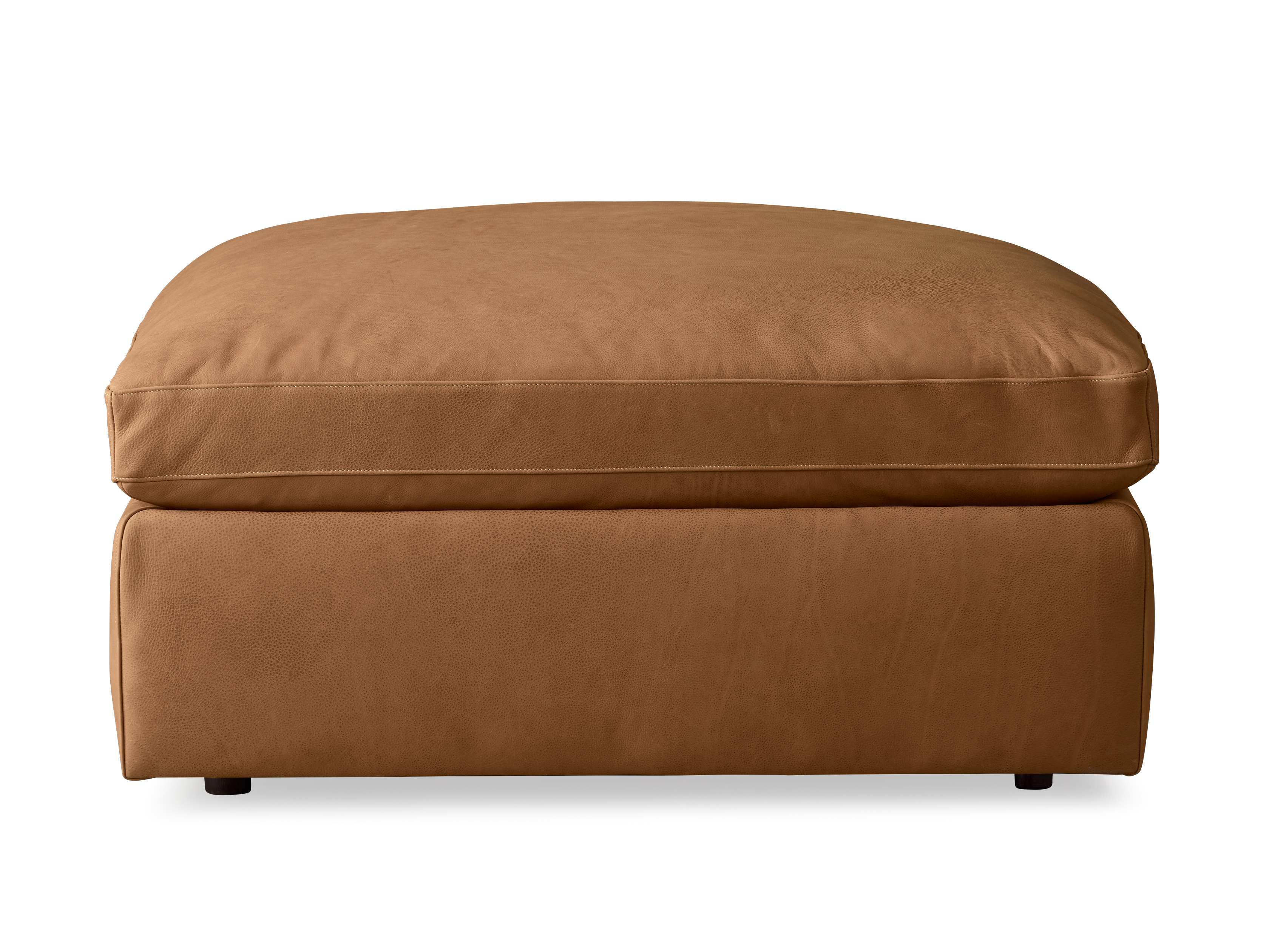 Beale Leather Ottoman – Arhaus