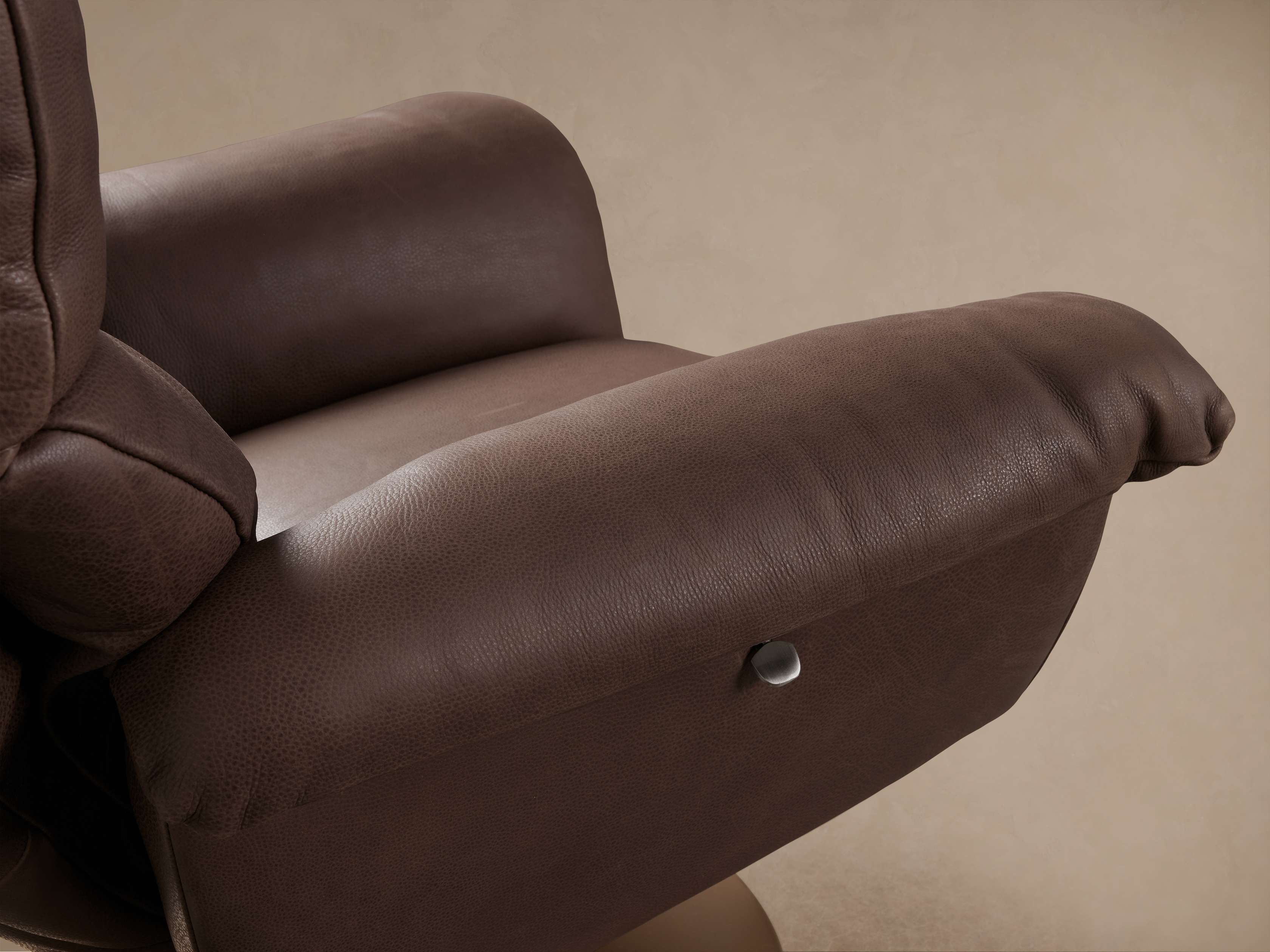 Deacon Leather Swivel Recliner