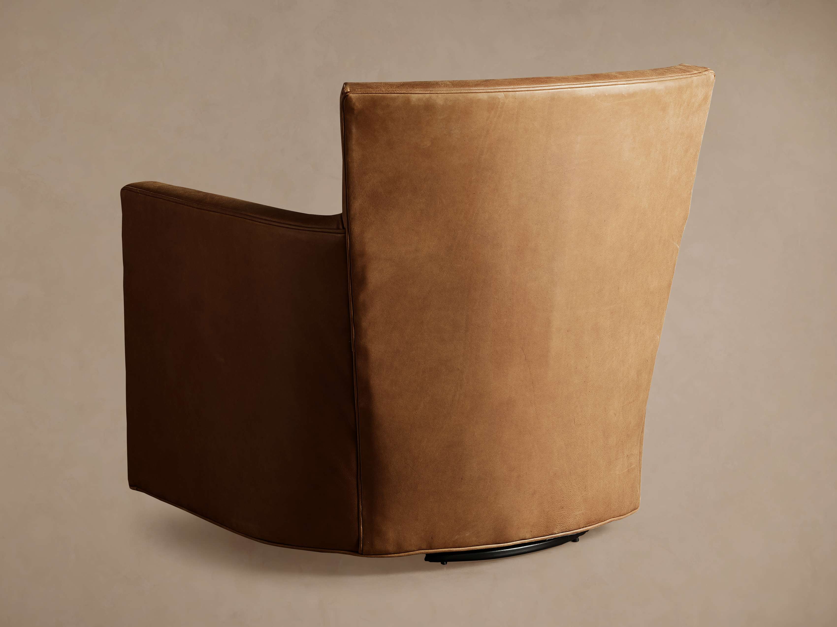 Rudy Leather Swivel Chair