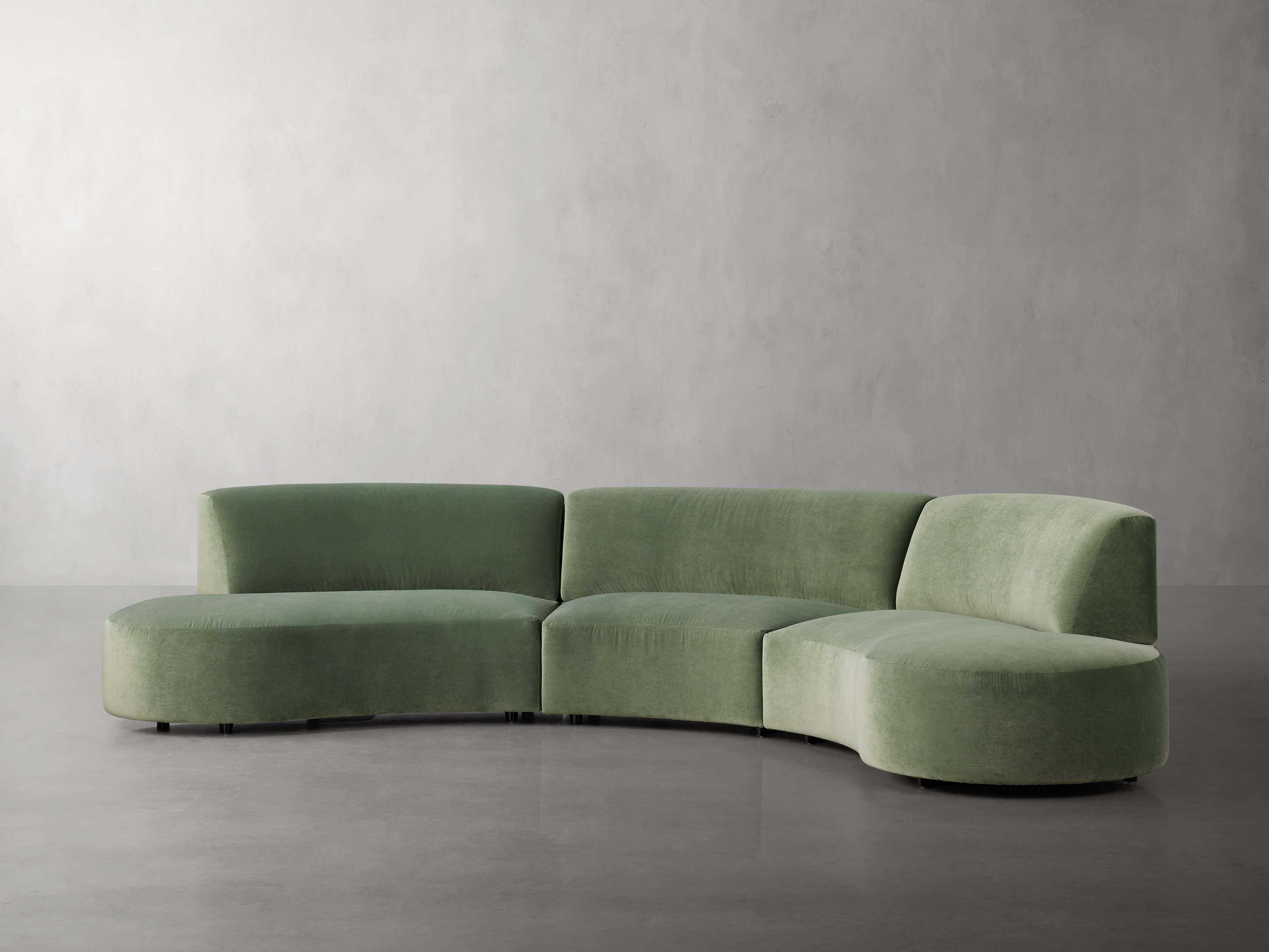 Davis Three-Piece Sectional in Vanni Spa