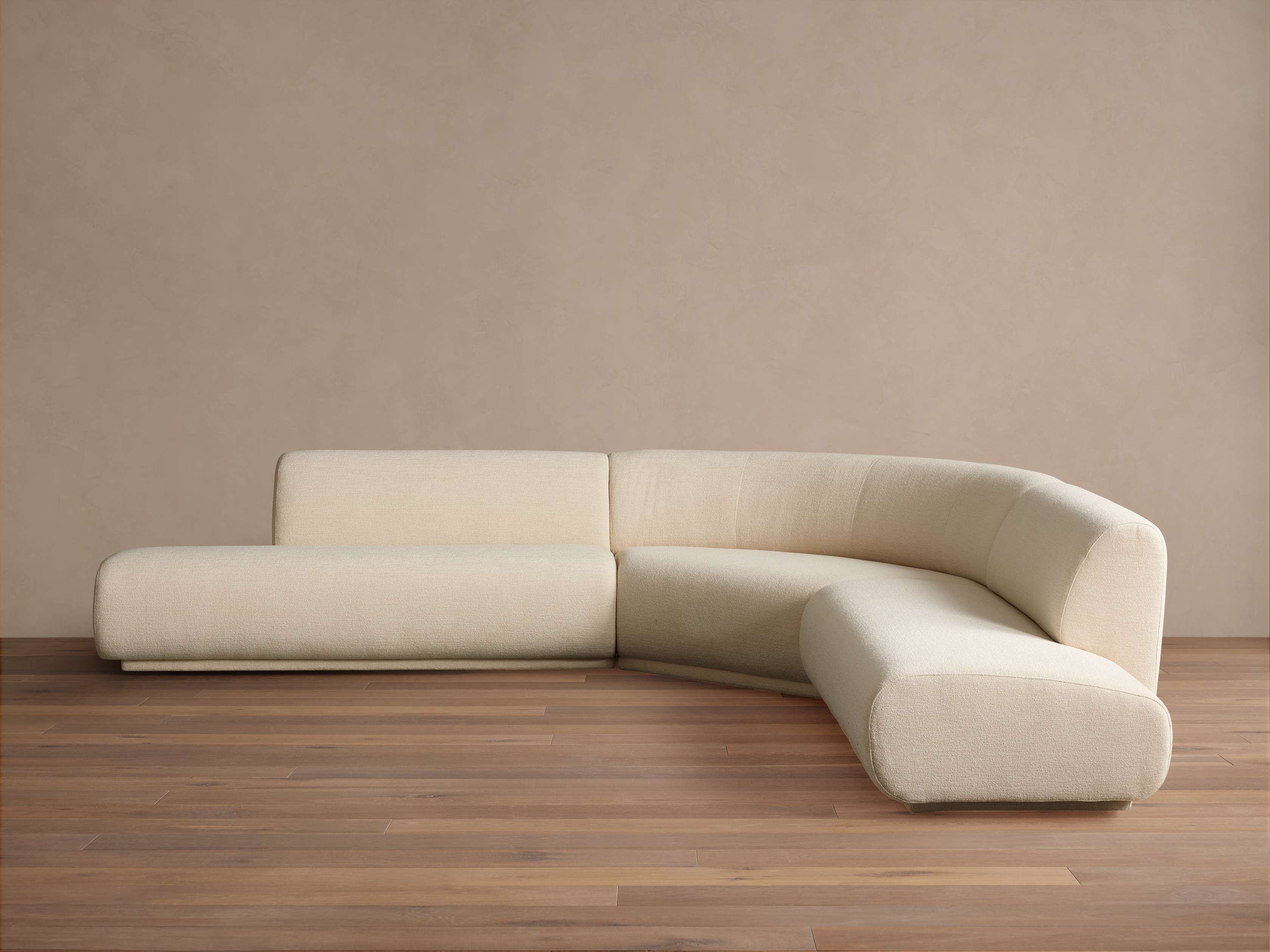 【g-rap】303 city styles Gianni Three-Piece Curved Bumper Sectional – Arhaus