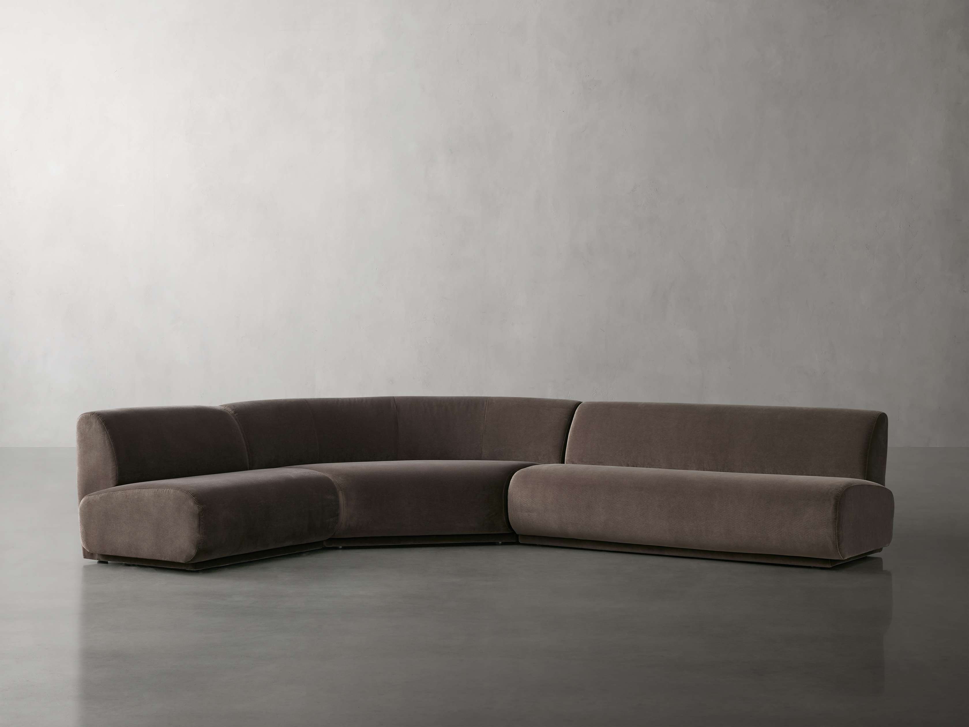 Gianni Three-Piece Armless Sectional