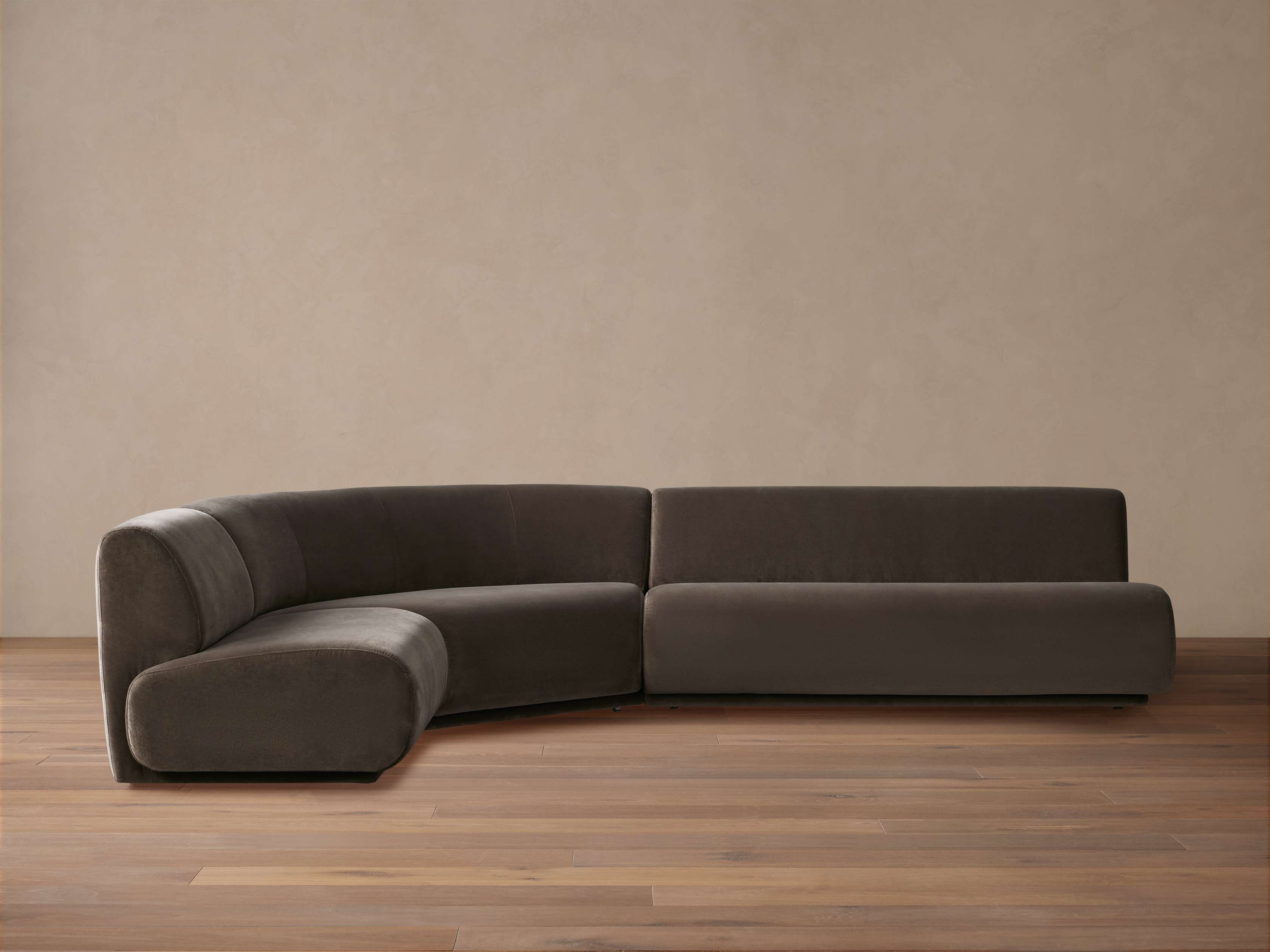 Gianni Three-Piece Armless Sectional