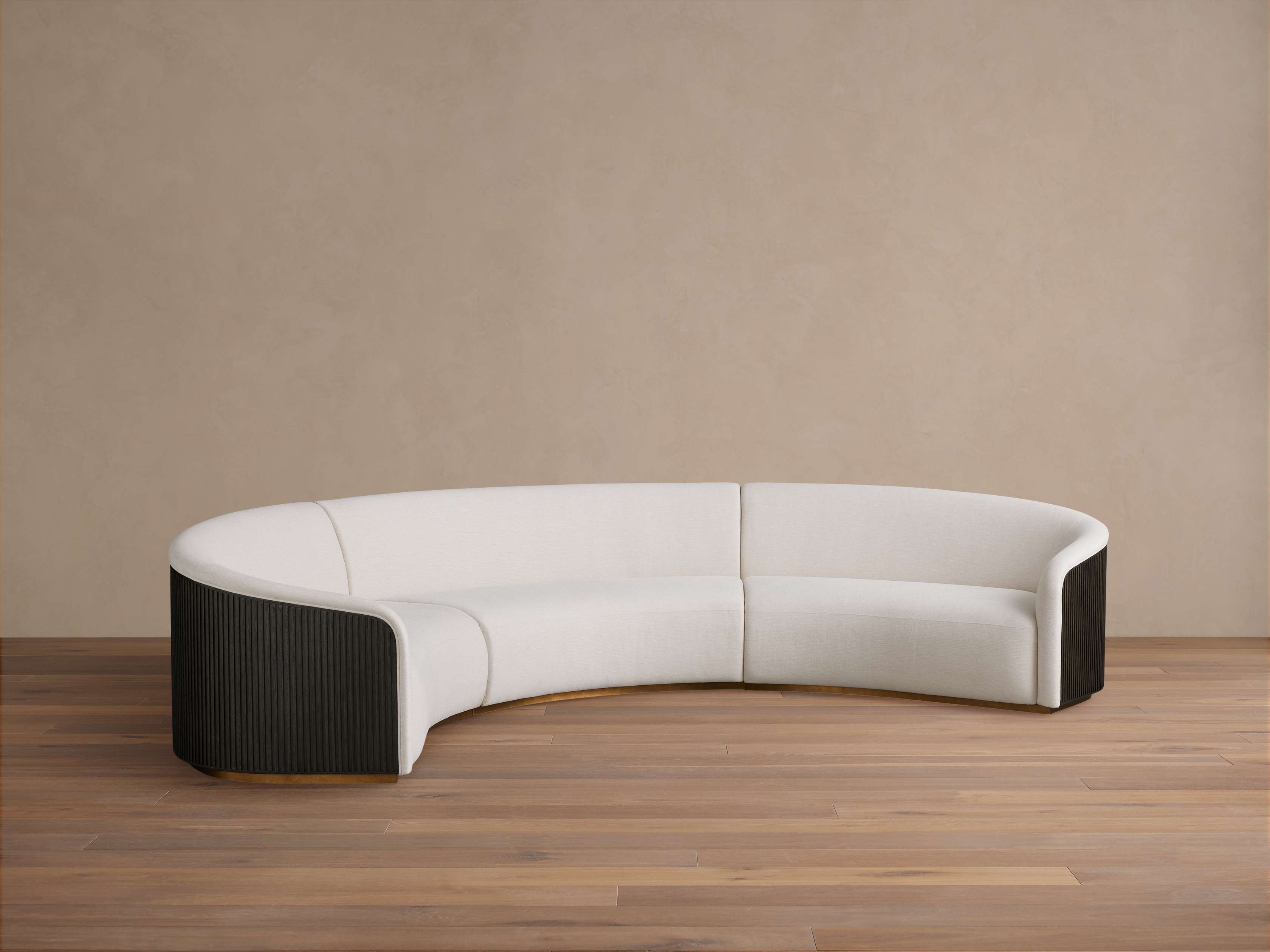 Finnley Three-Piece Curved Sectional
