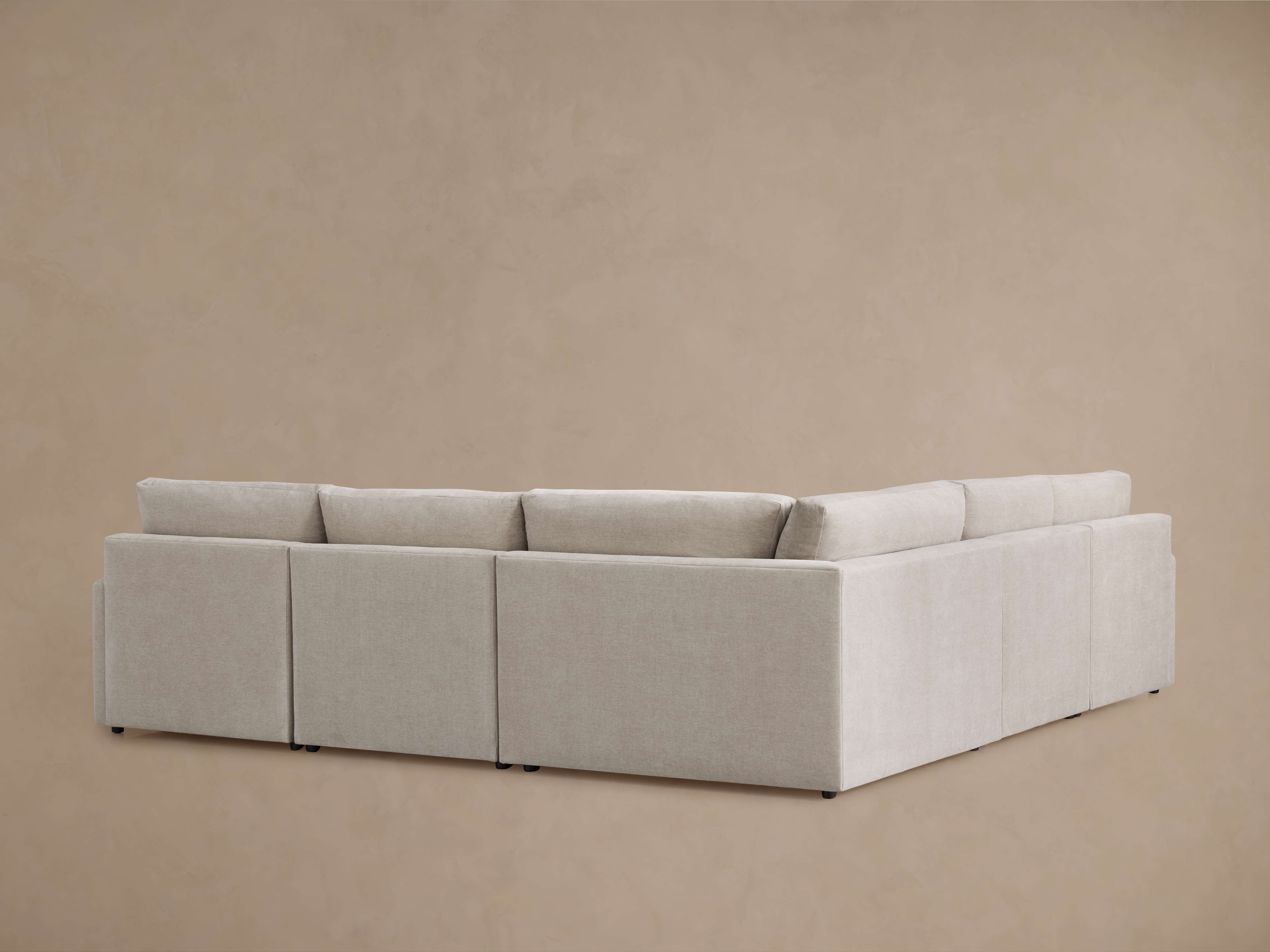 Kipton Slim Arm Five-Piece Motion Corner Sectional - Thumbnail 4