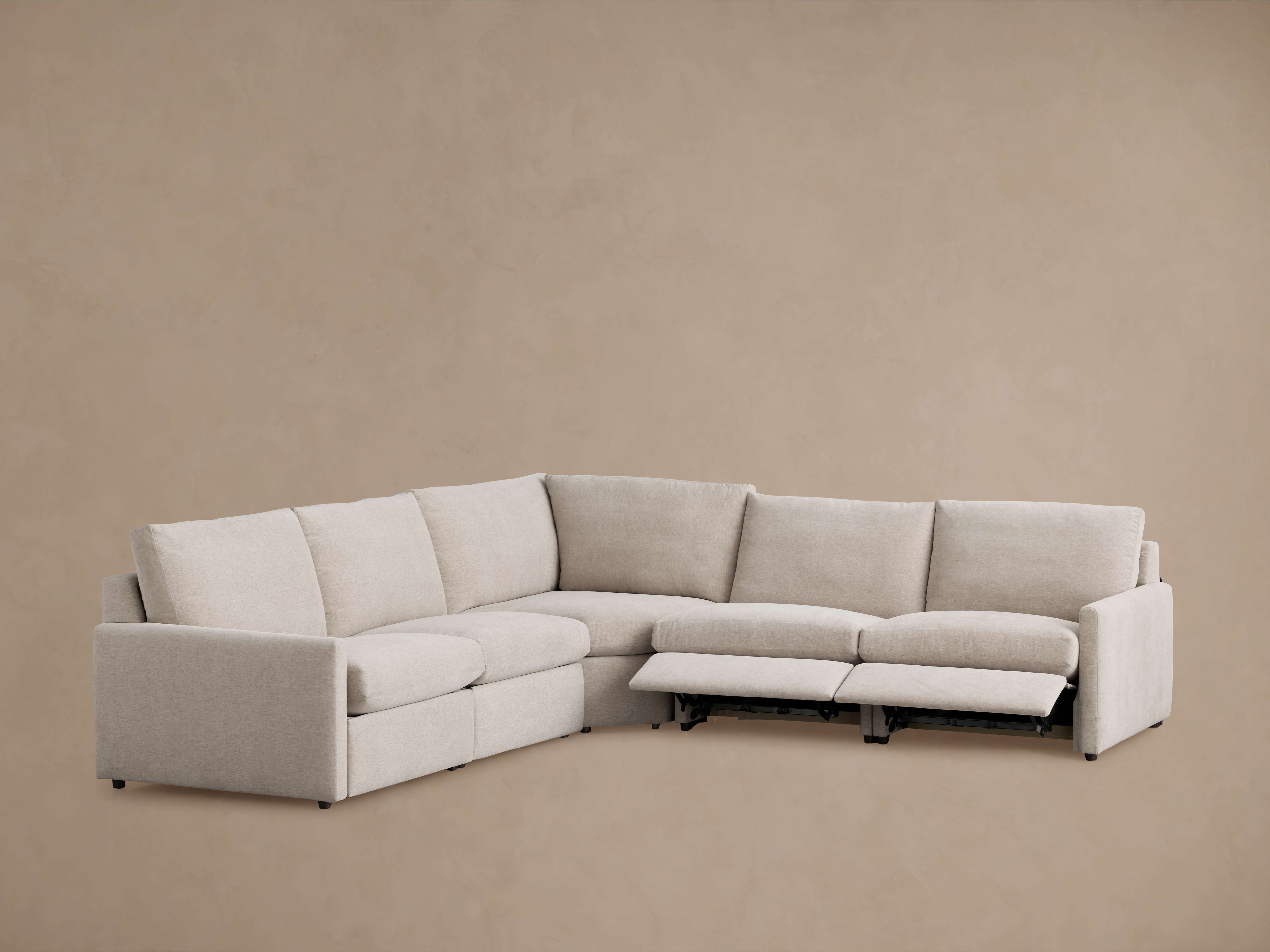 Kipton Slim Arm Five-Piece Motion Corner Sectional