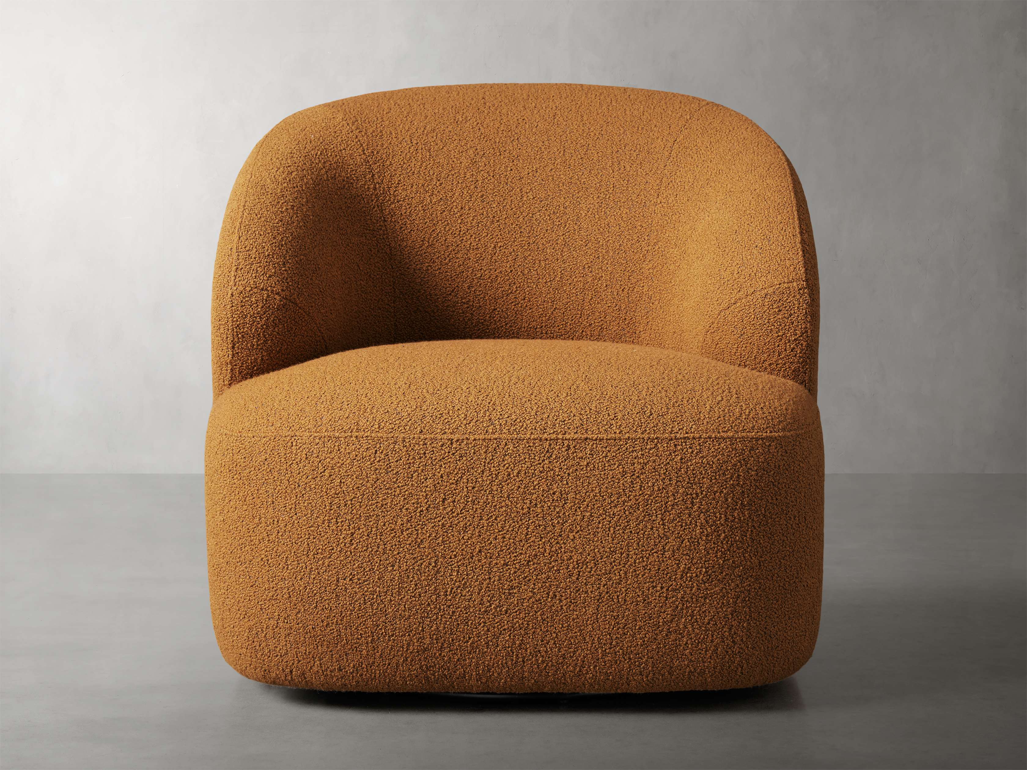 Alonzo Swivel Chair in Lecco Spice