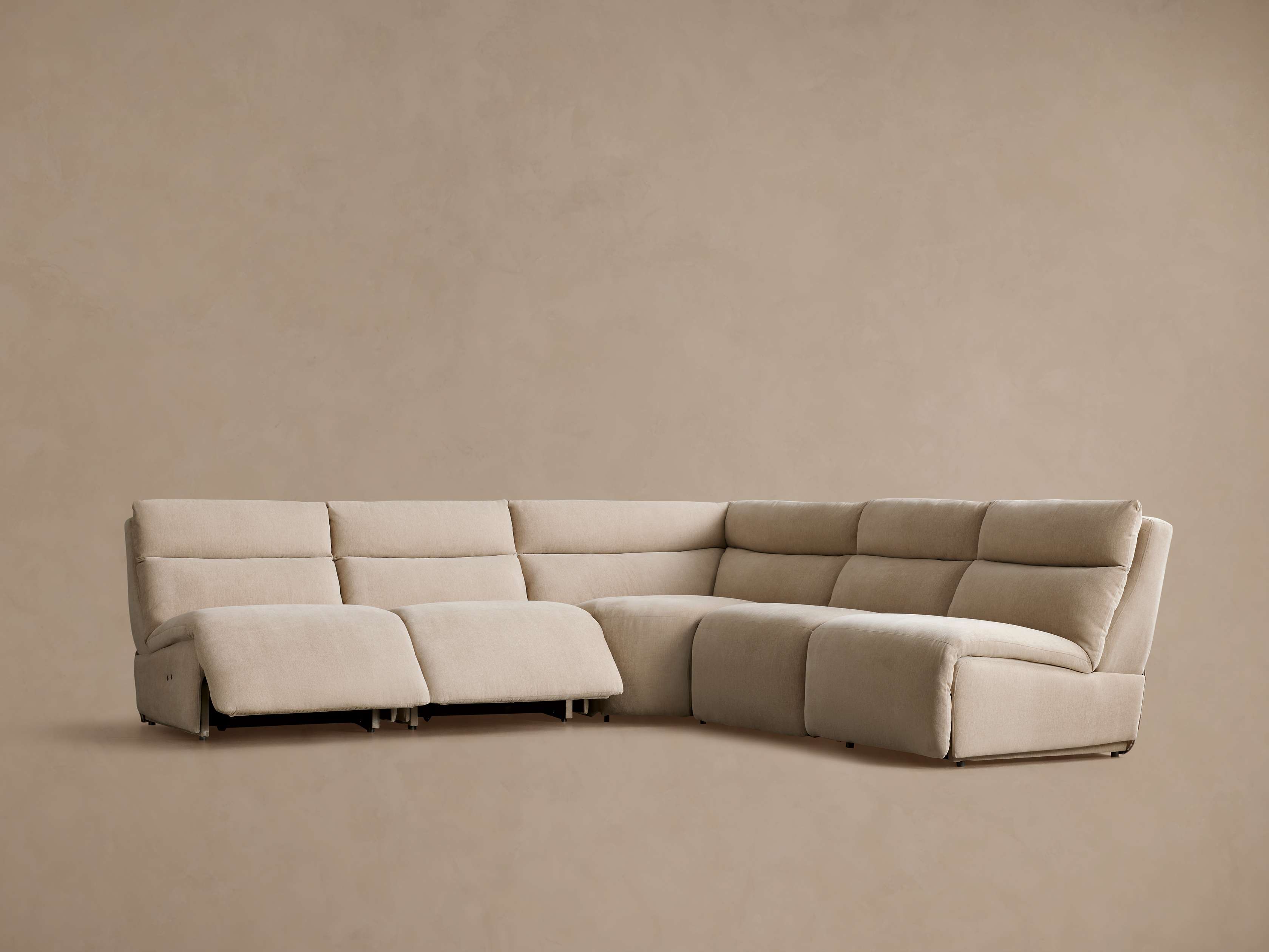 Rowland Tailored Five-Piece Motion Corner Sectional
