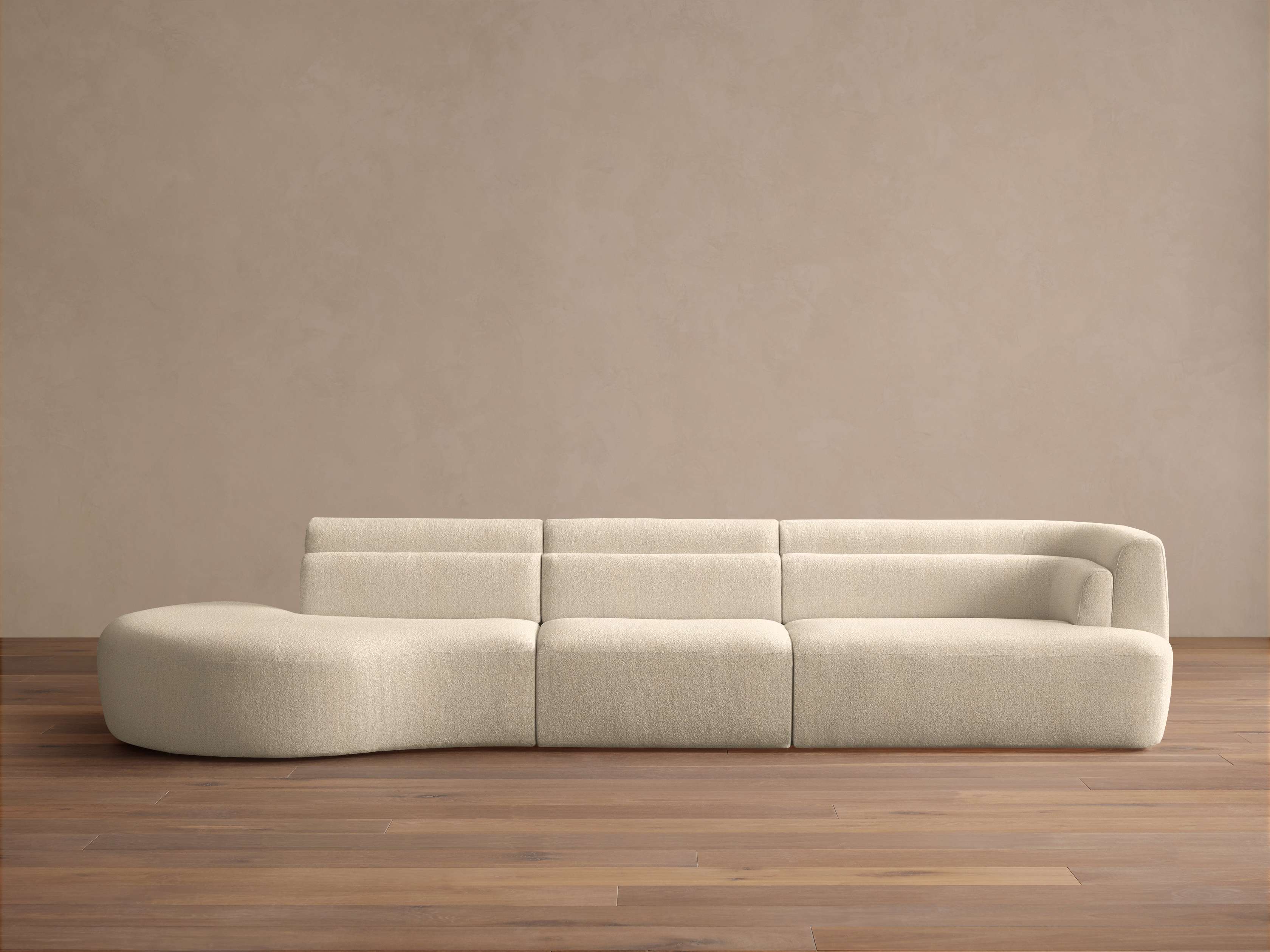 Lovina Three-Piece Bumper Sectional – Arhaus